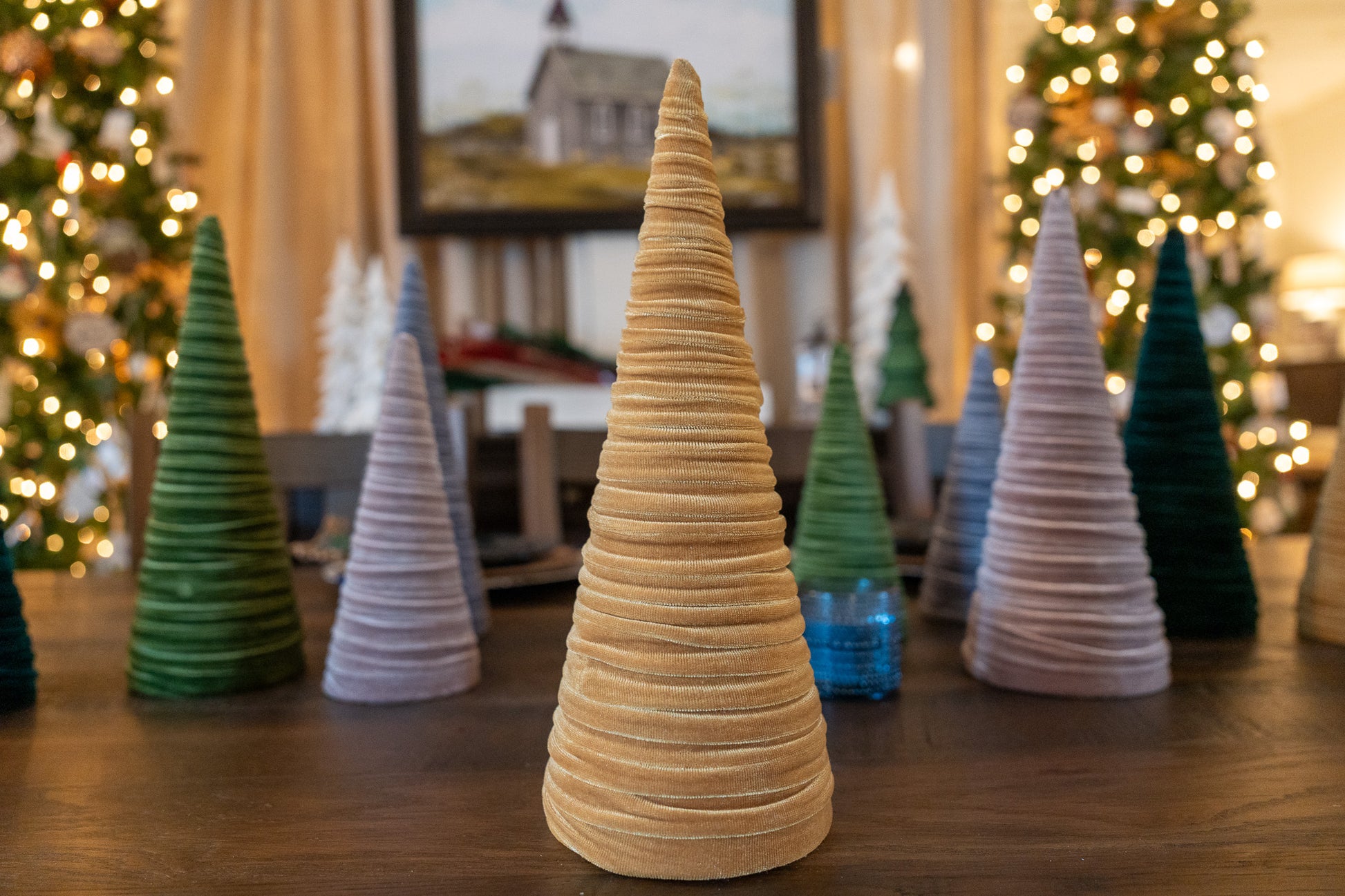 Velvet Tabletop Holiday Tree