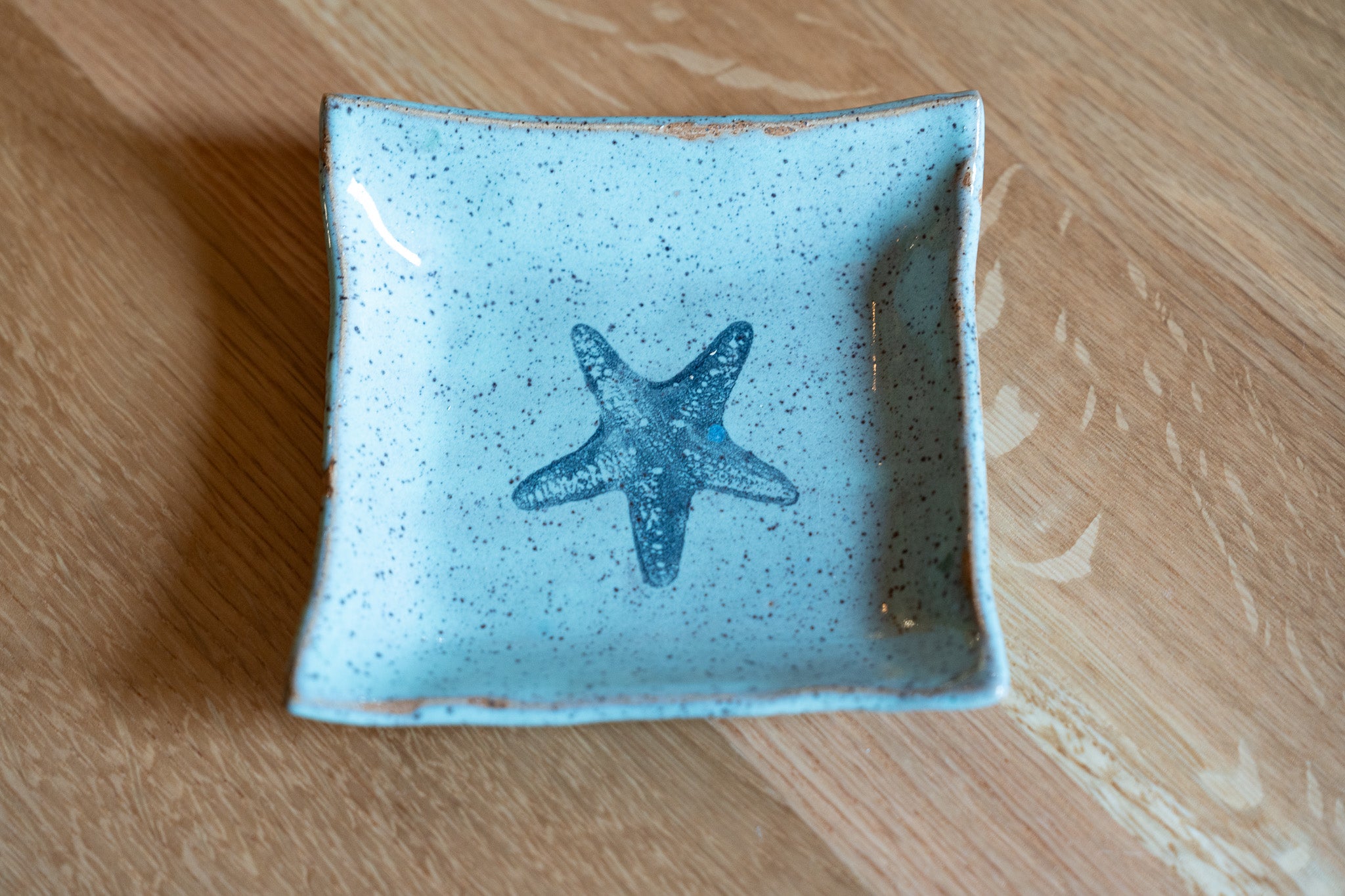 Mini Square Dish - Starfish