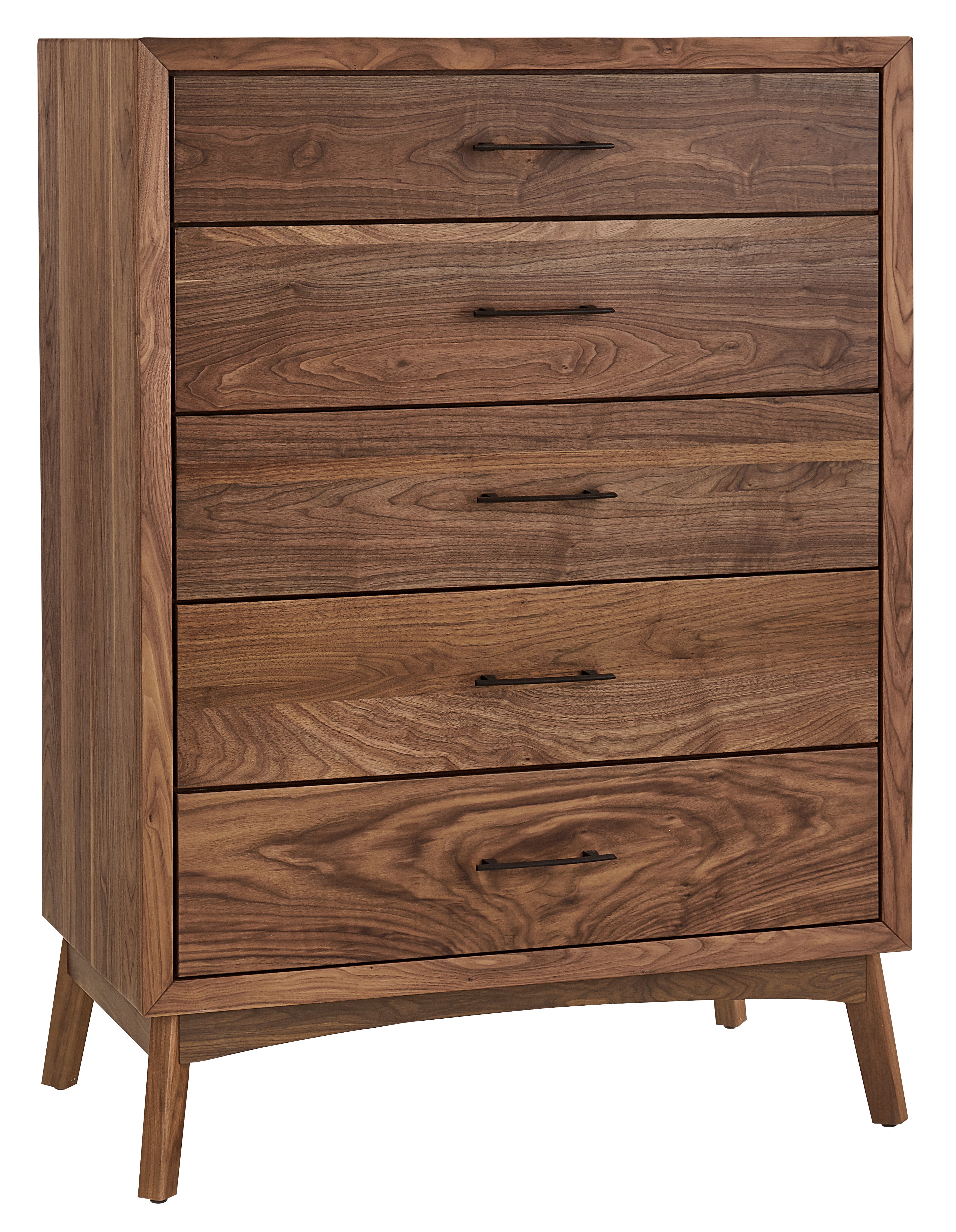 The amish tucson chest shown in brown maple in almond stain