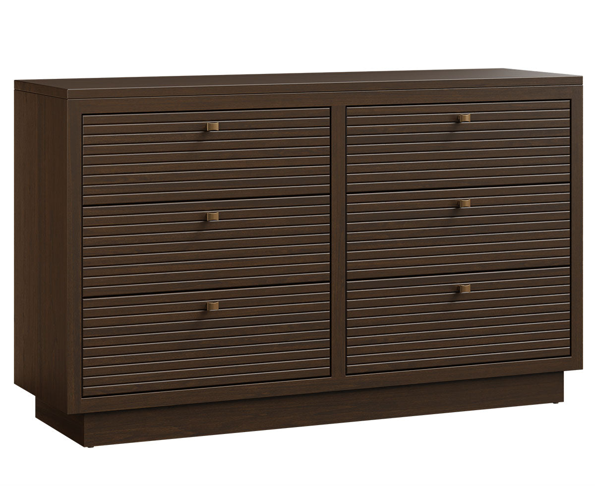 Amish Bradenton Six Drawer Dresser