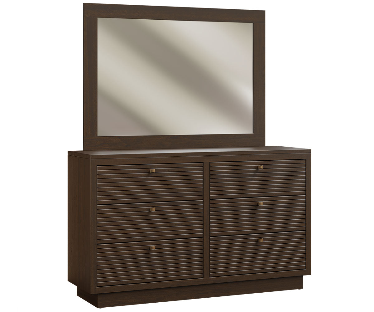 Amish Bradenton Six Drawer Dresser-Dresser-The Amish House