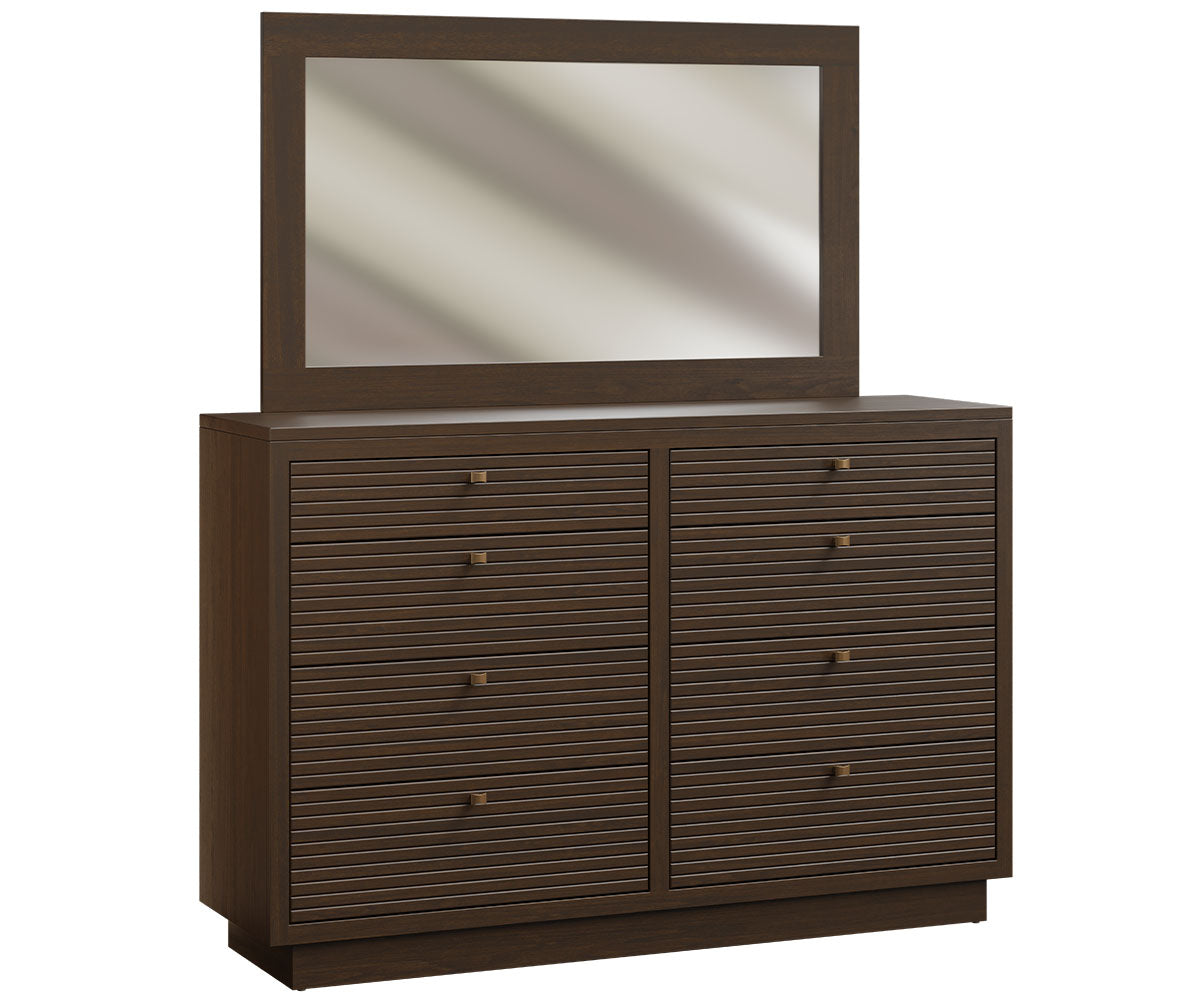 Amish Bradenton Eight Drawer Tall Dresser-Dresser-The Amish House