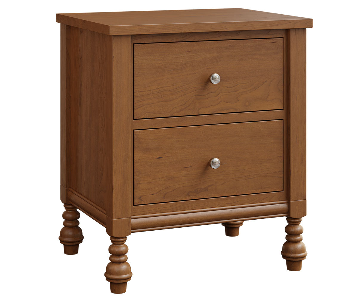 Amish St. Augustine Two Drawer Nightstand