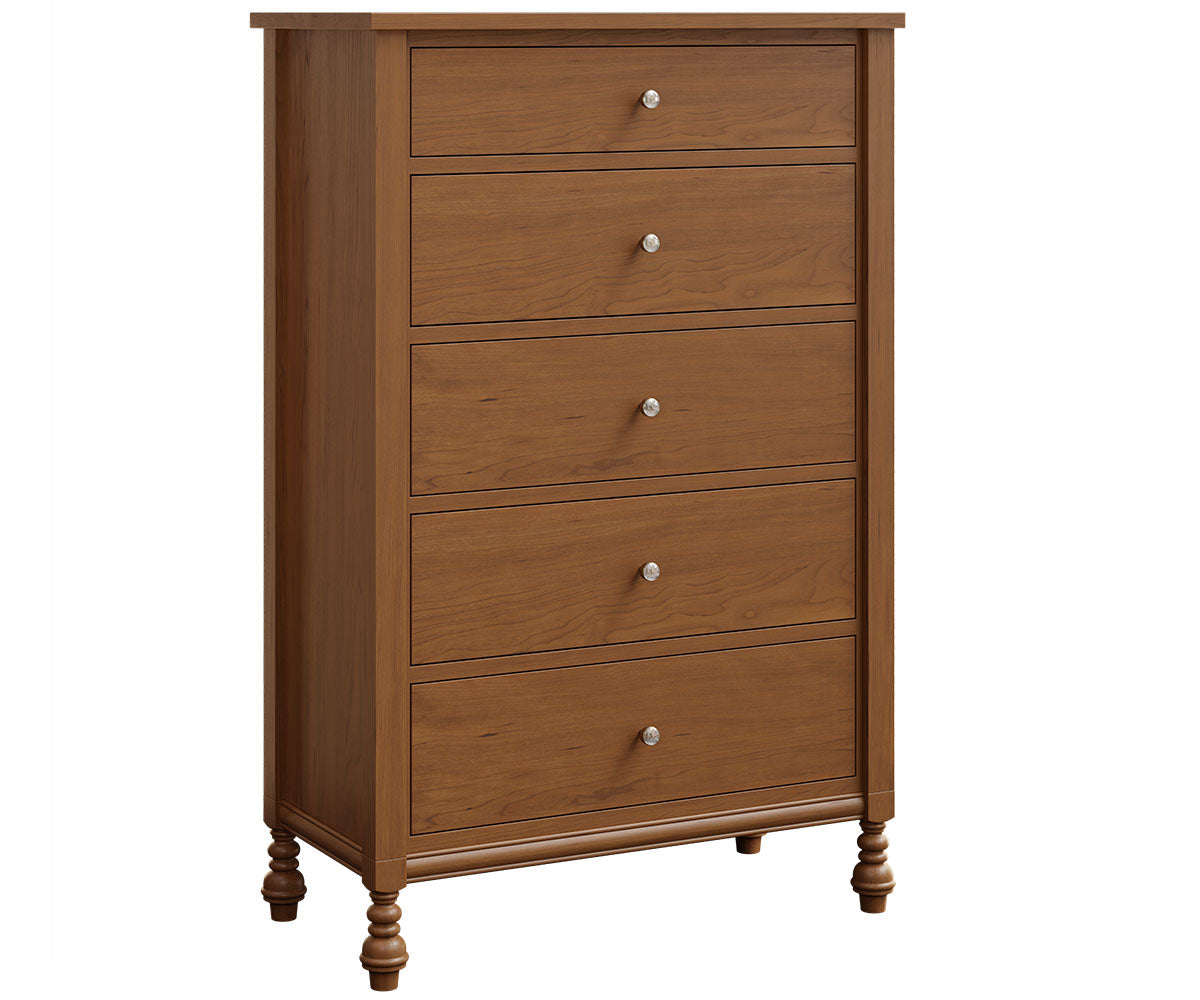 Amish St. Augustine Five Drawer Chest-Chest-The Amish House