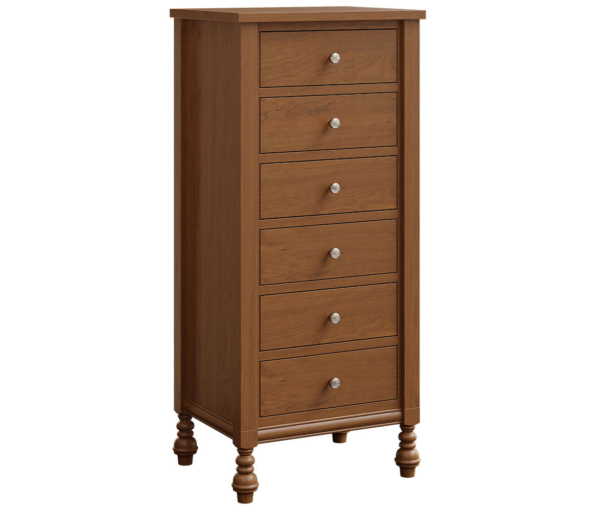 Amish St. Augustine Six Drawer Lingerie Chest-Chest-The Amish House