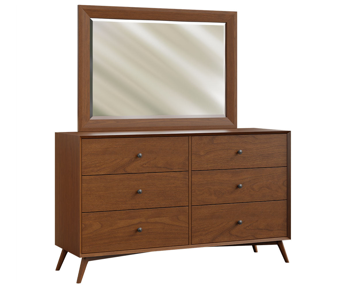 Amish Nantucket Six Drawer Dresser-Dresser-The Amish House