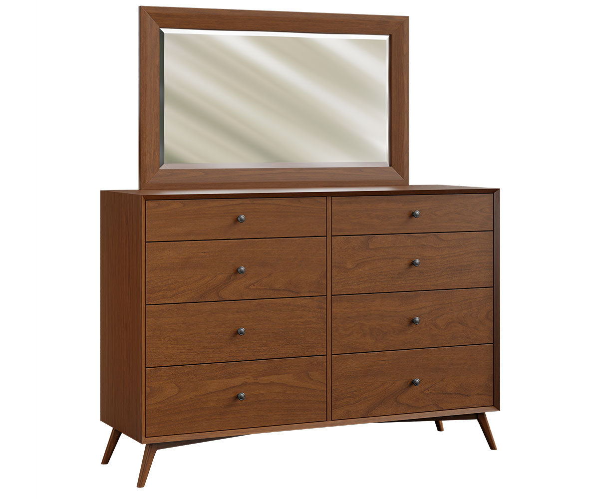 Amish Nantucket Eight Drawer Tall Dresser-Dresser-The Amish House