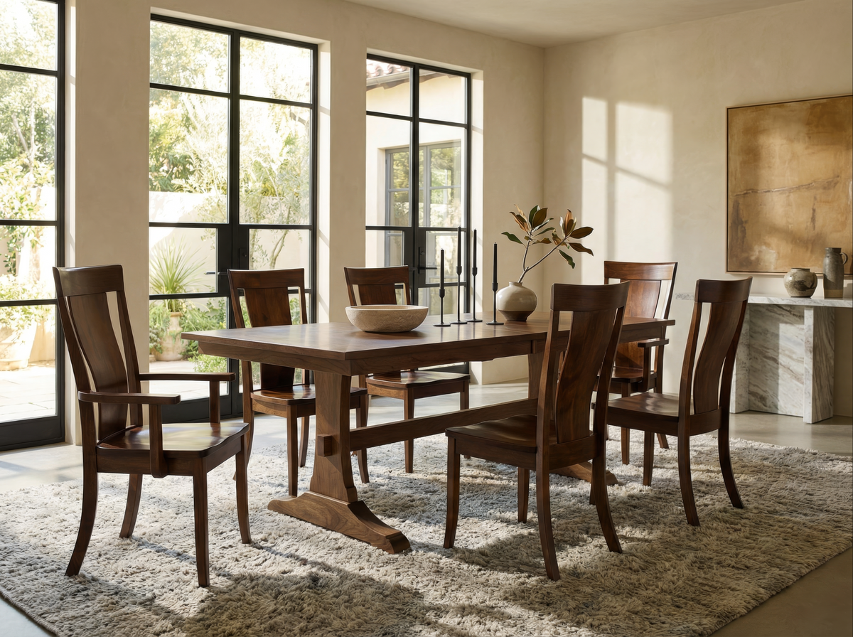 Amish Washington Trestle Table