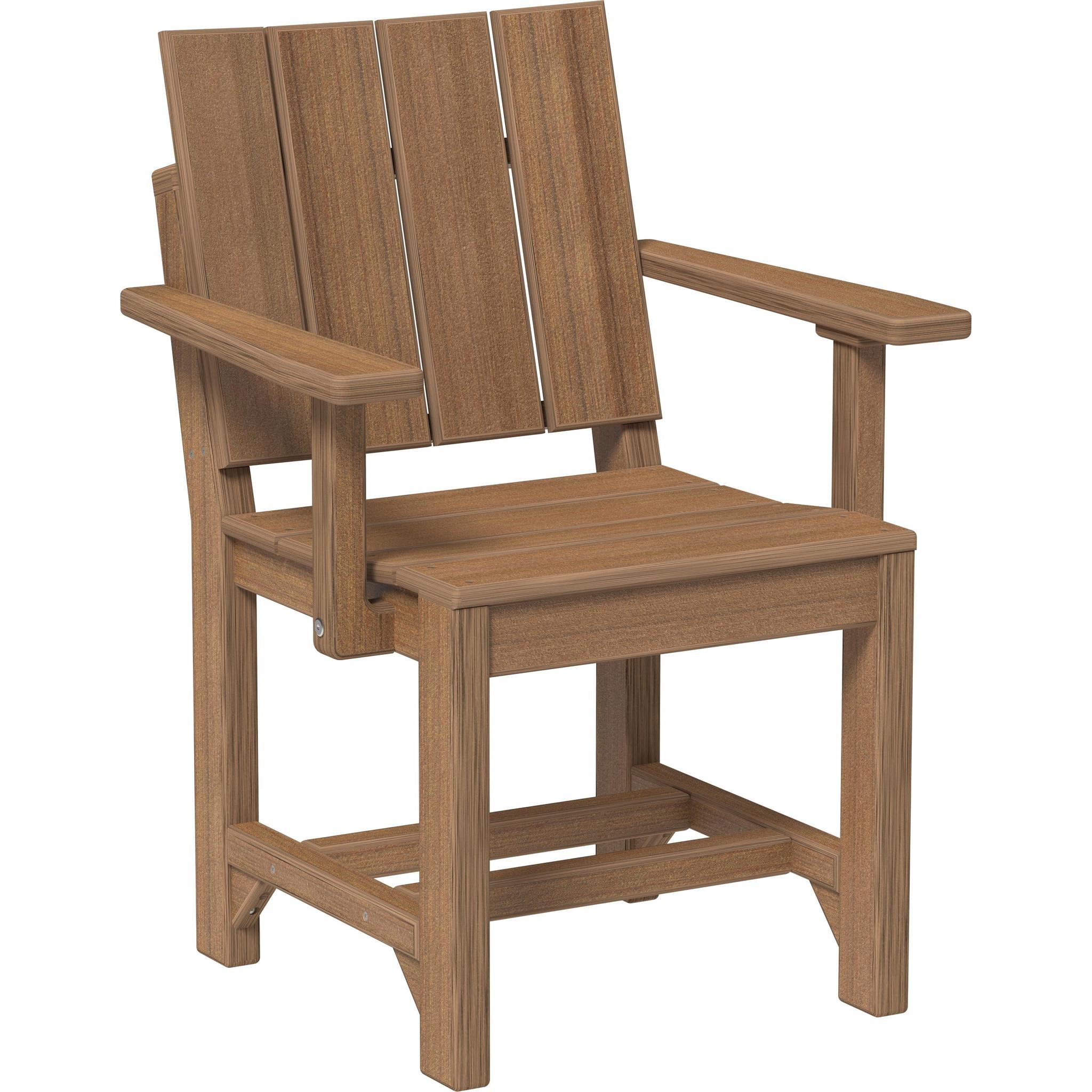 Urban Arm Chair-Outdoor Chairs-Antique Mahogany-Dining Height-The Amish House