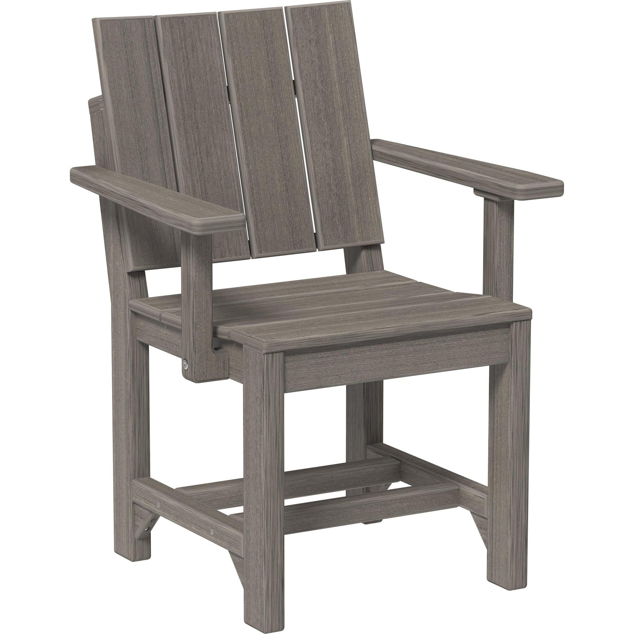 Urban Arm Chair-Outdoor Chairs-Coastal Gray-Dining Height-The Amish House