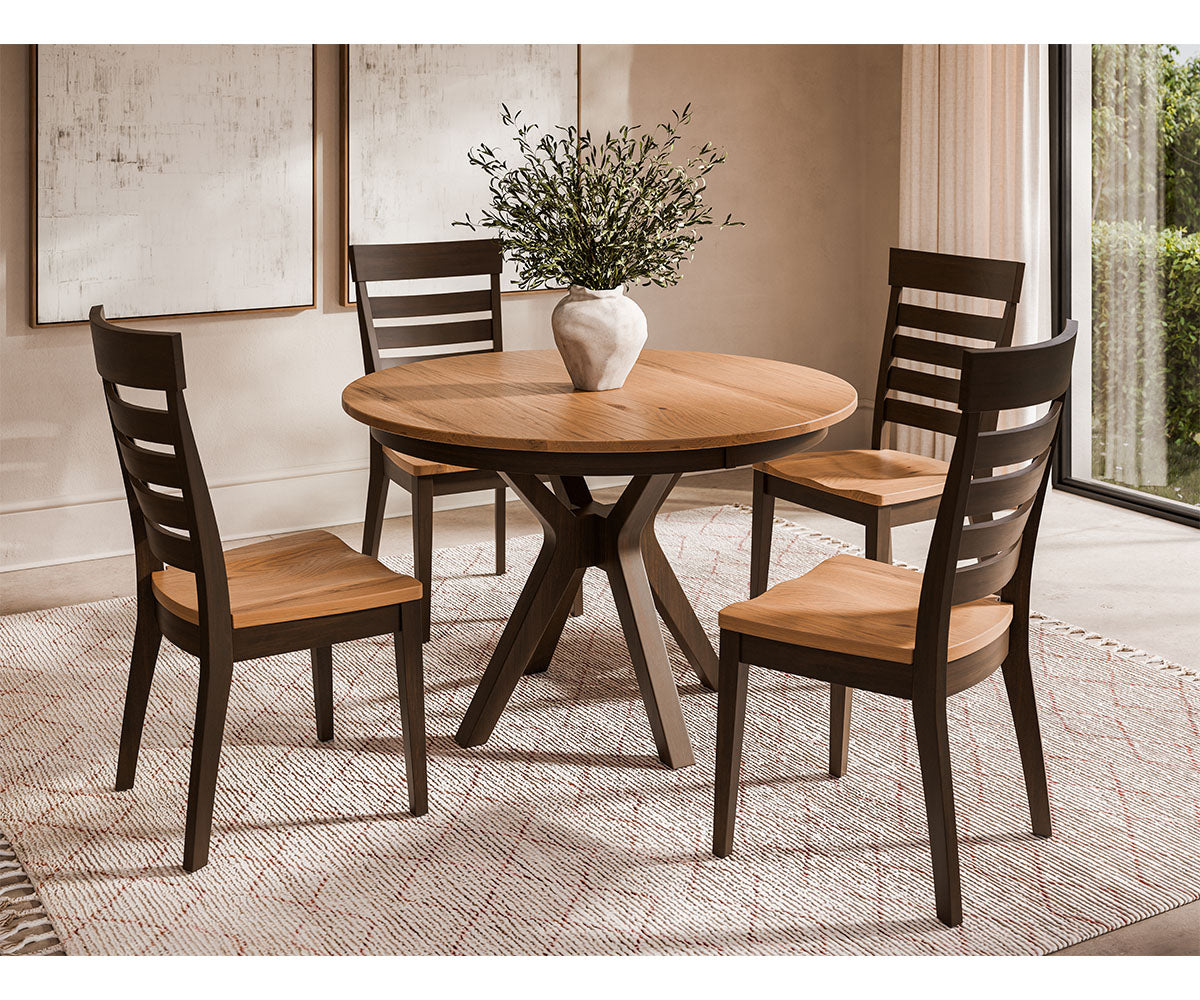 Amish Madison Single Pedestal Table