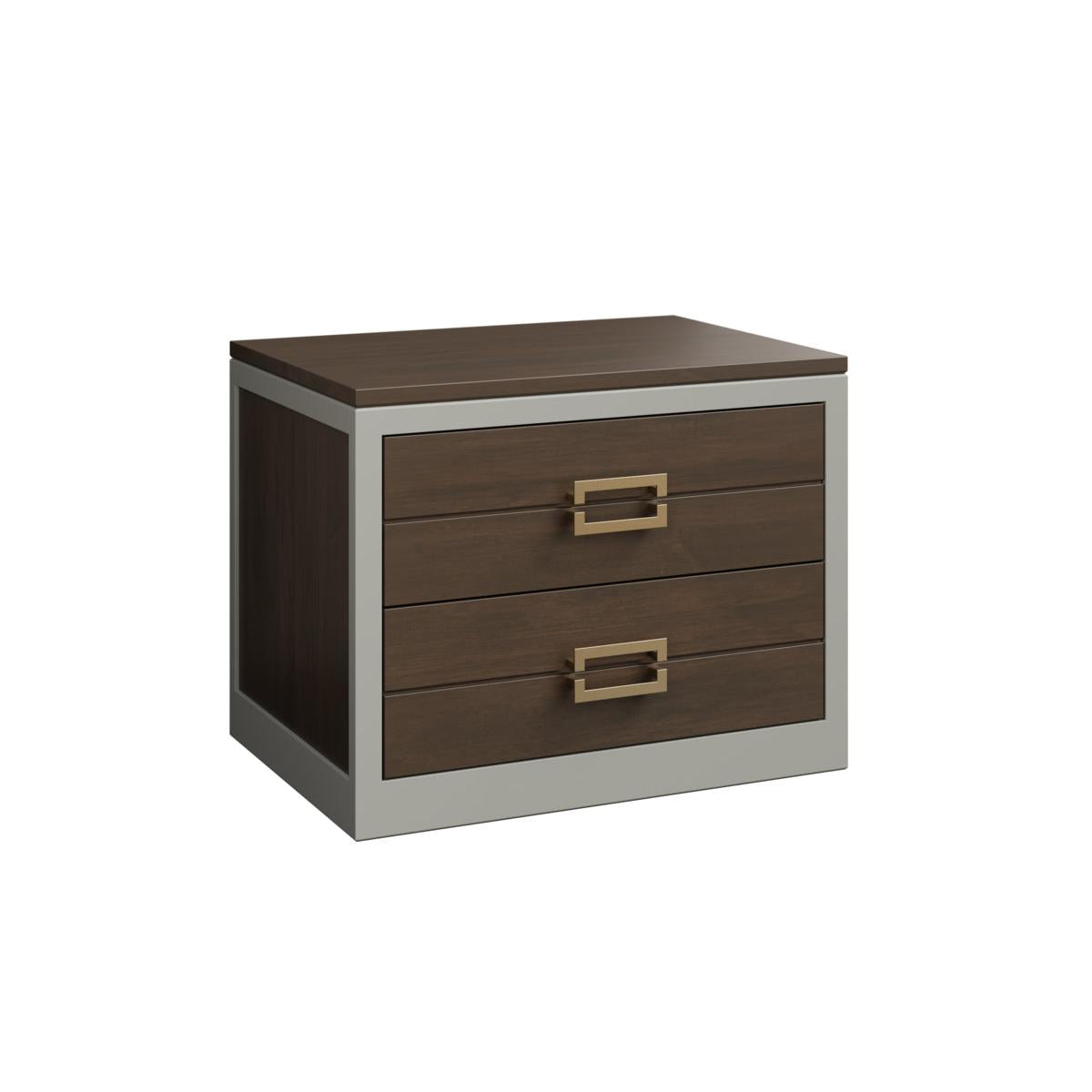 Amish Sarasota Two Drawer Nightstand