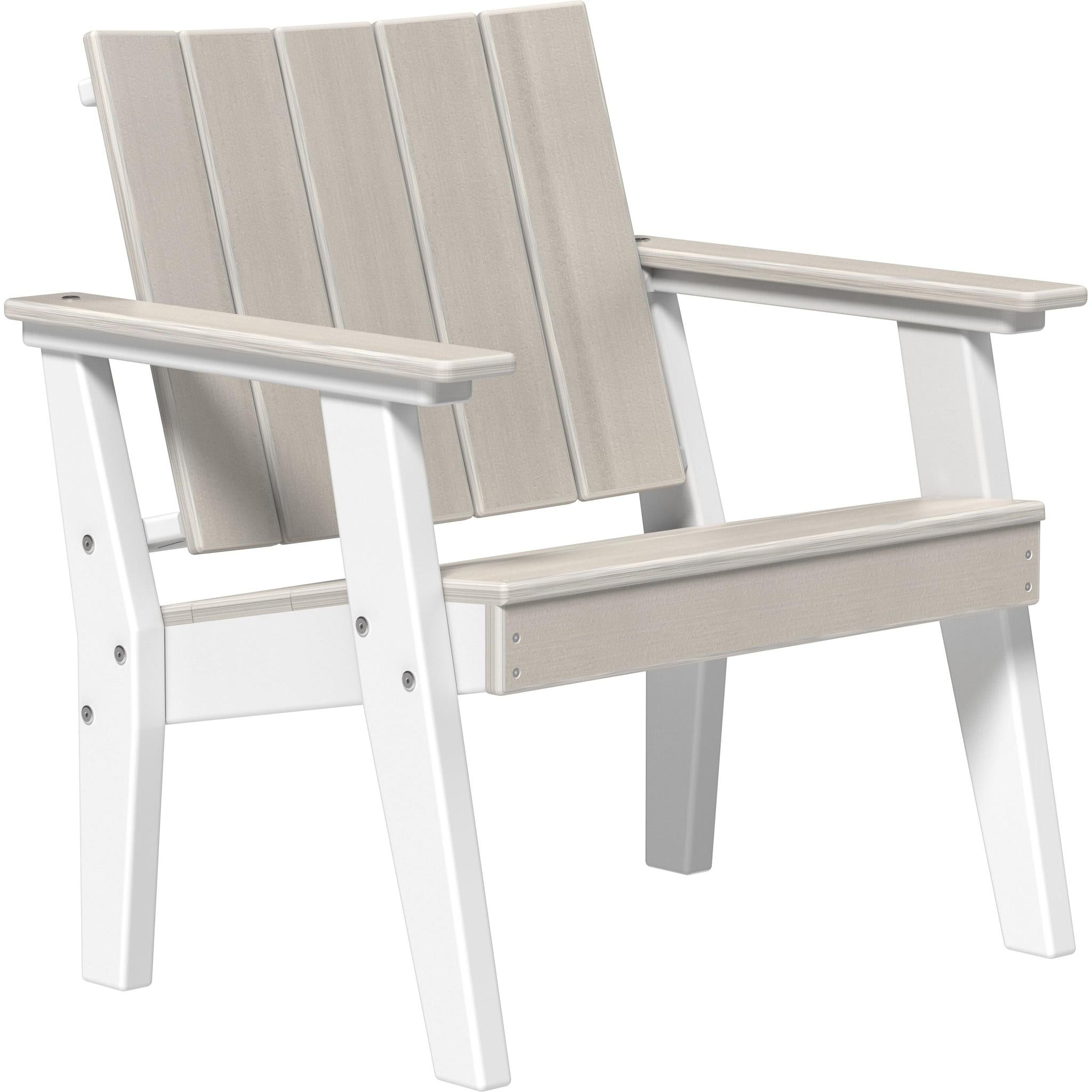 Urban Chat Chair-Outdoor Chairs-Birch & White-The Amish House