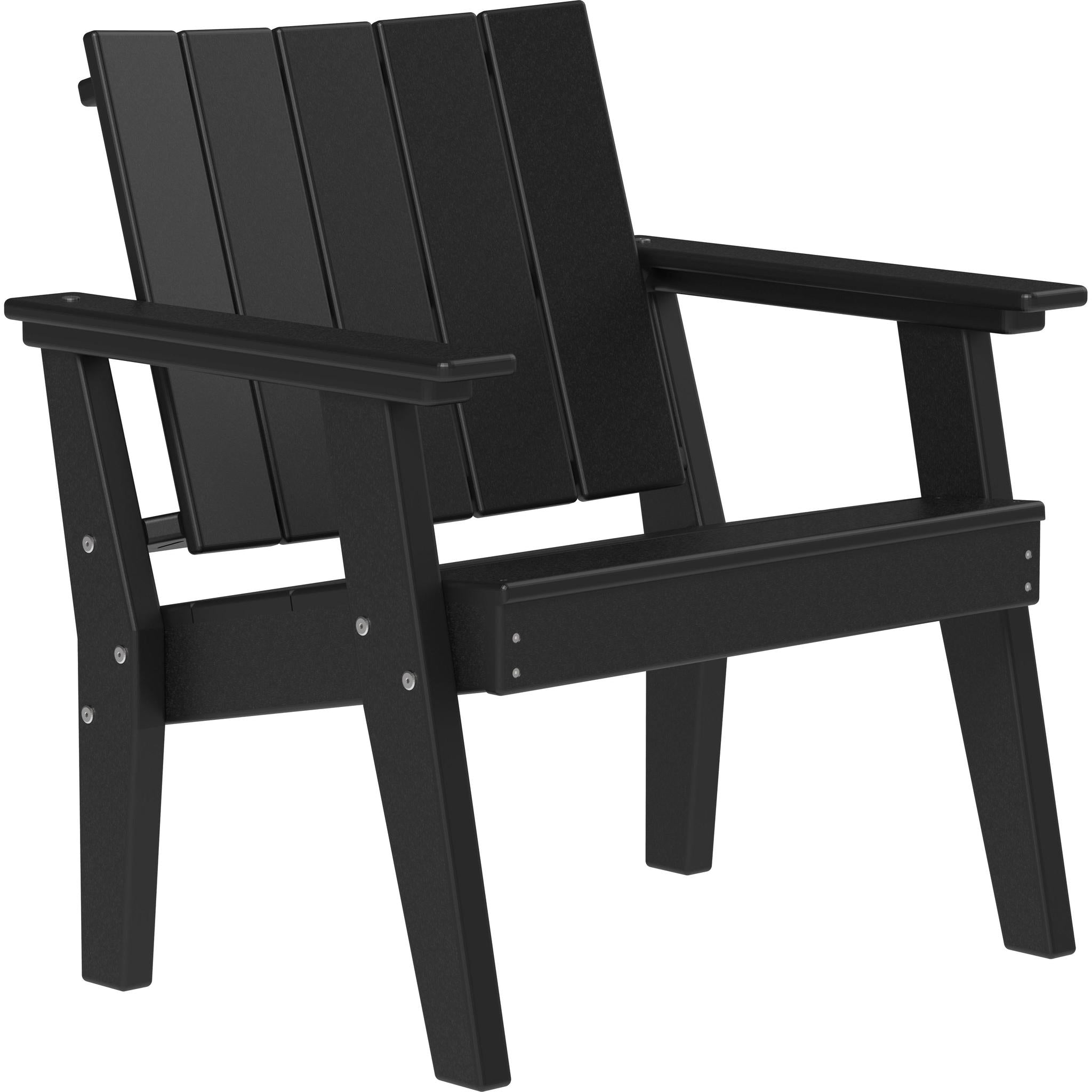 Urban Chat Chair-Outdoor Chairs-Black-The Amish House