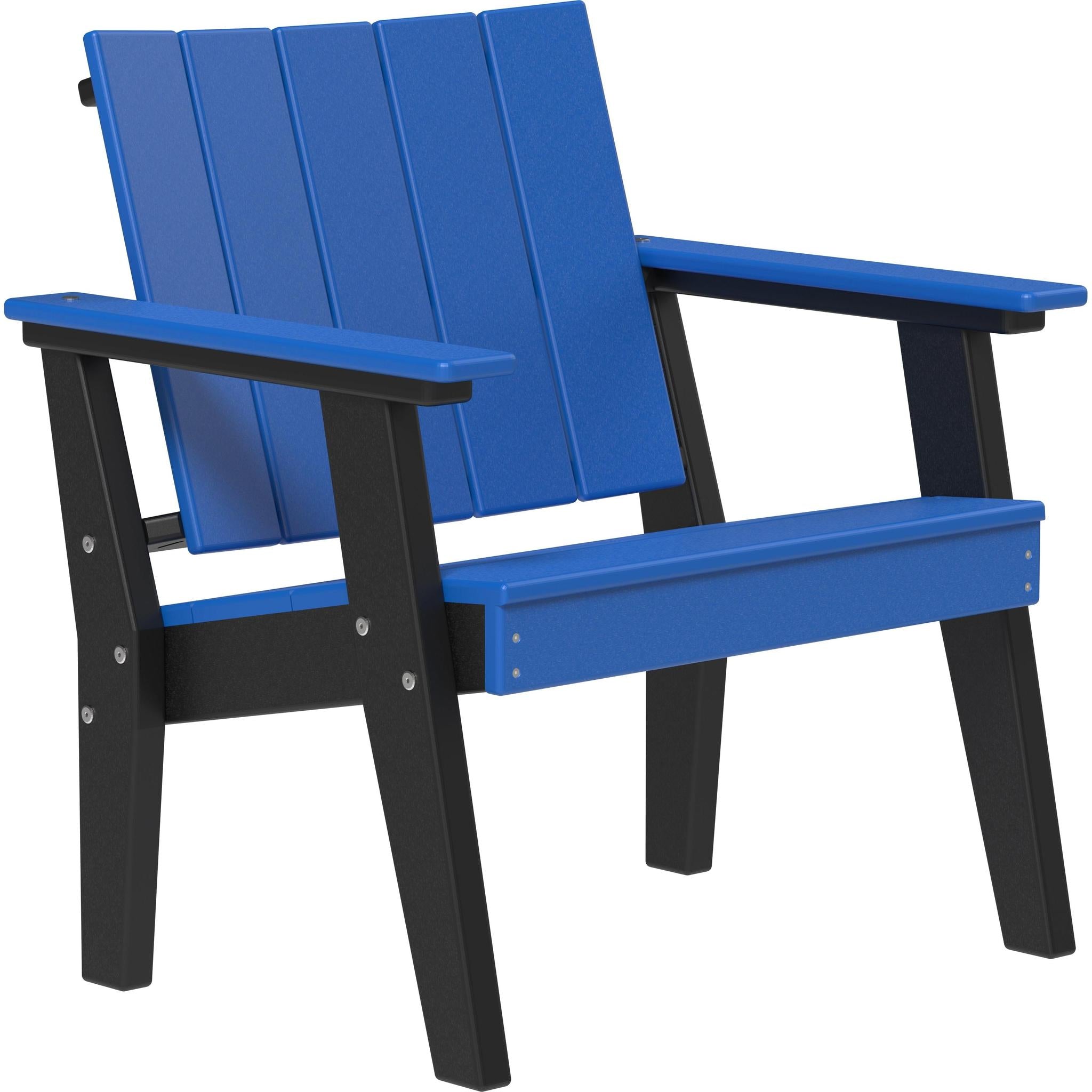 Urban Chat Chair-Outdoor Chairs-Blue & Black-The Amish House