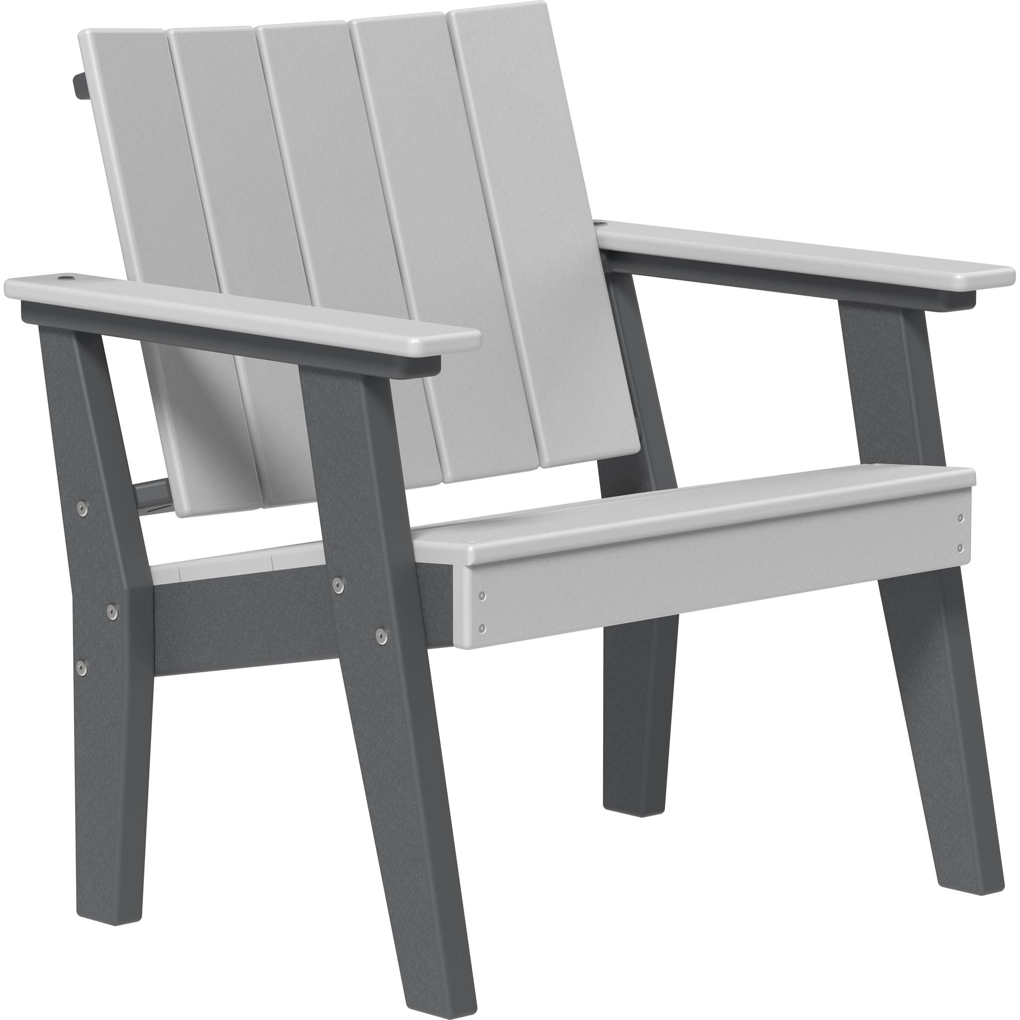 Urban Chat Chair-Outdoor Chairs-Dove Gray & Slate-The Amish House