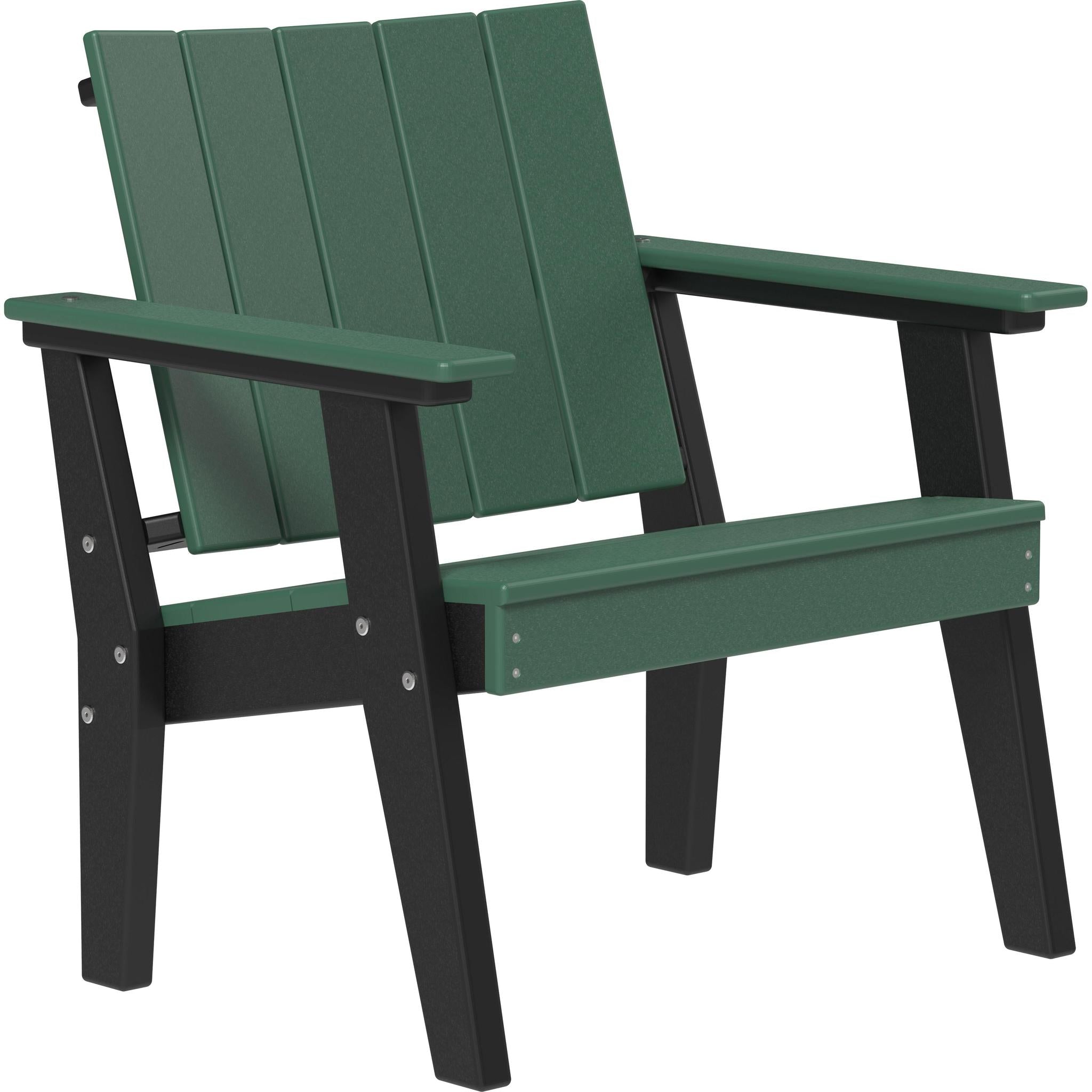 Urban Chat Chair-Outdoor Chairs-Green & Black-The Amish House