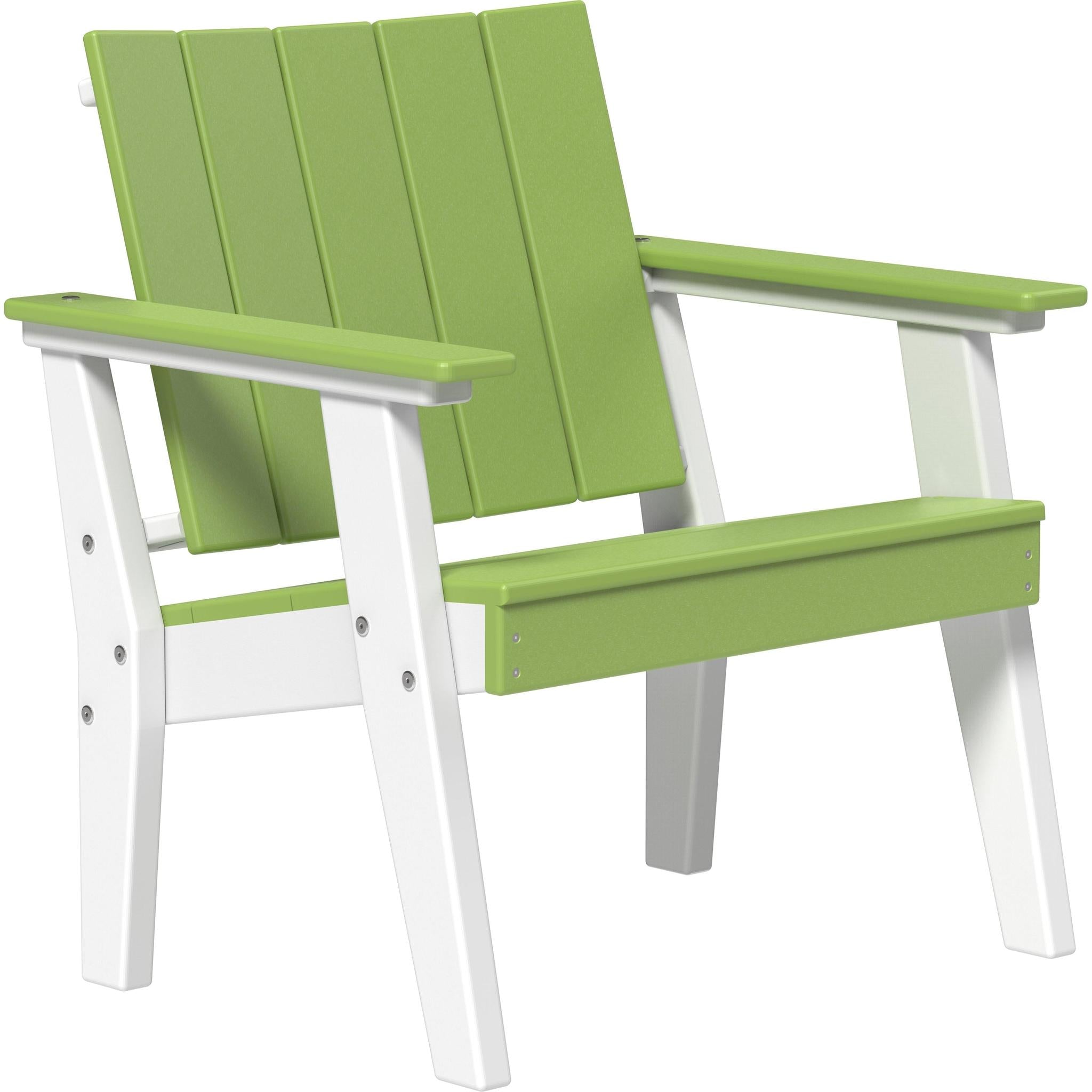 Urban Chat Chair-Outdoor Chairs-Lime Green & White-The Amish House