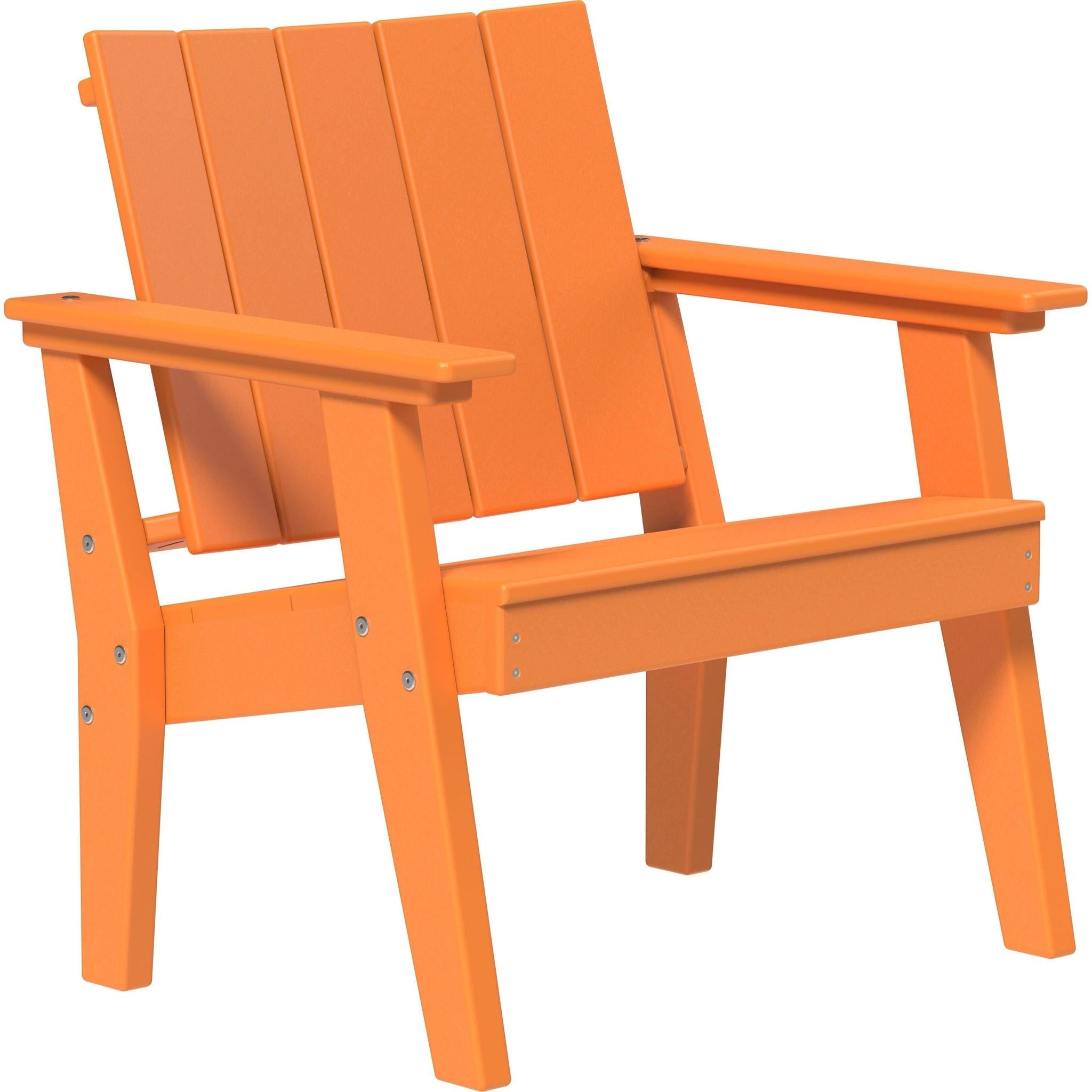 Urban Chat Chair-Outdoor Chairs-Tangerine-The Amish House