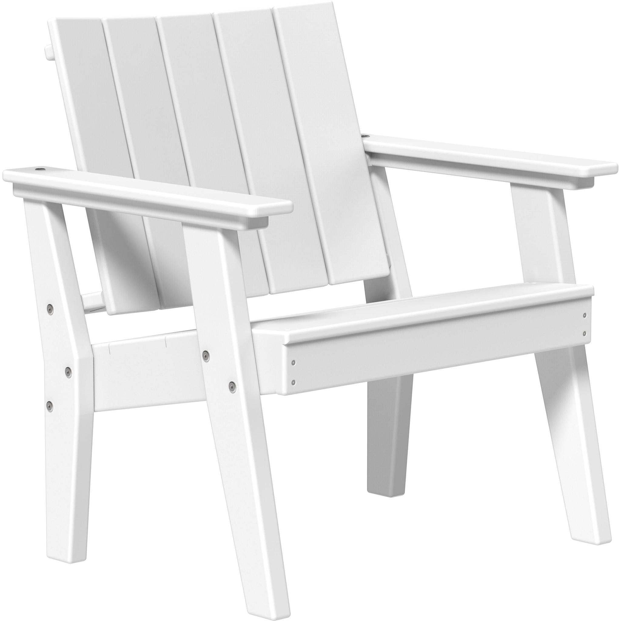 Urban Chat Chair-Outdoor Chairs-White-The Amish House