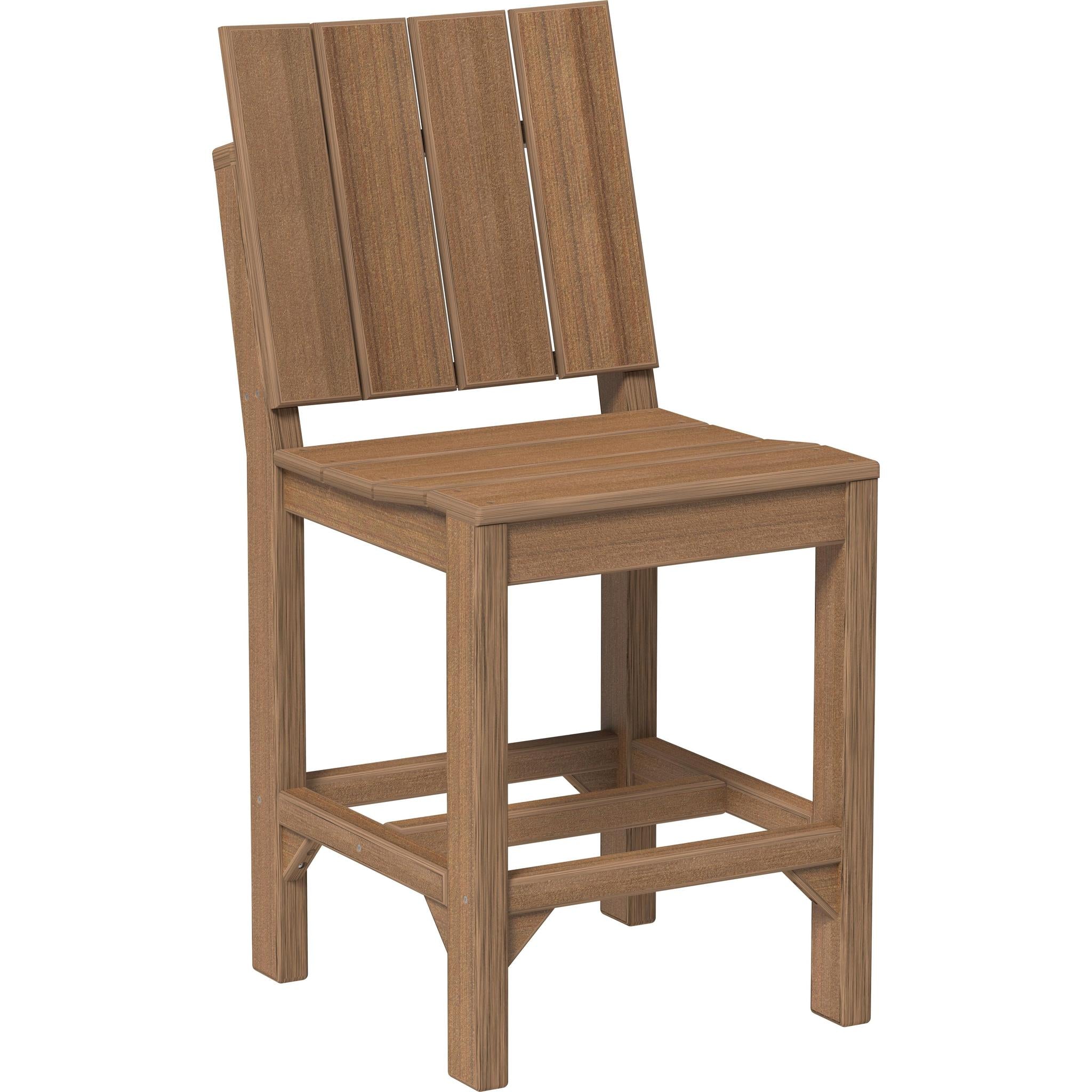 Urban Side Chair-Outdoor Chairs-Antique Mahogany-Bar Height-The Amish House