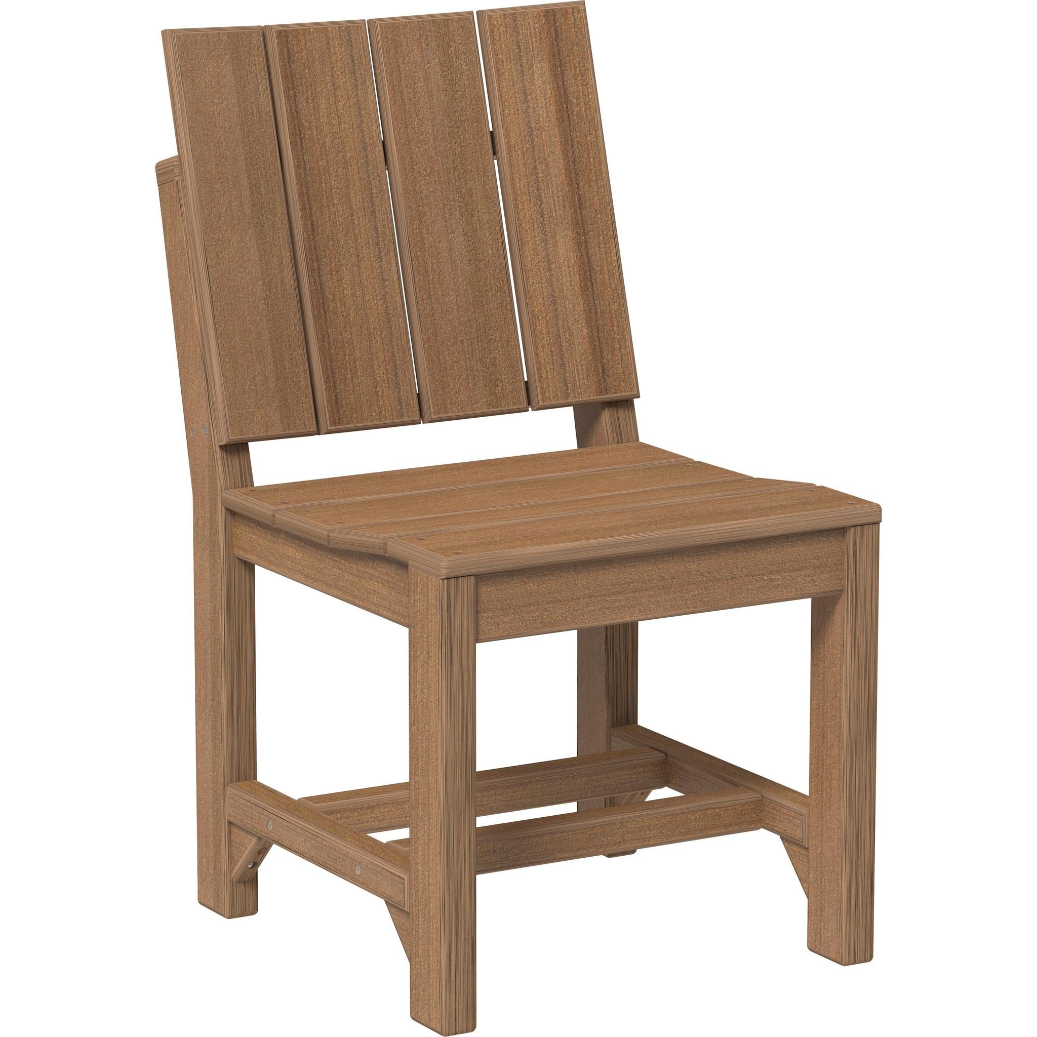 Urban Side Chair-Outdoor Chairs-Antique Mahogany-Dining Height-The Amish House