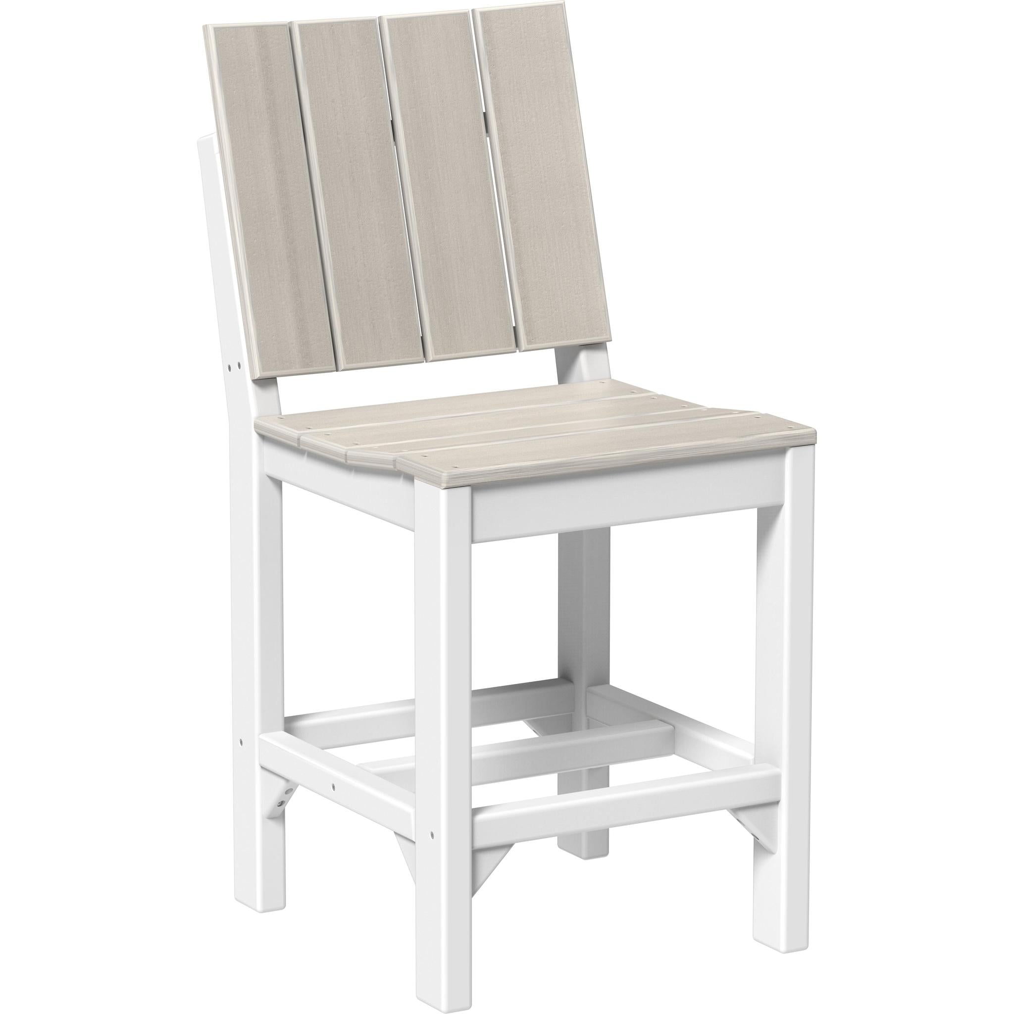 Urban Side Chair-Outdoor Chairs-Birch & White-Counter Height-The Amish House