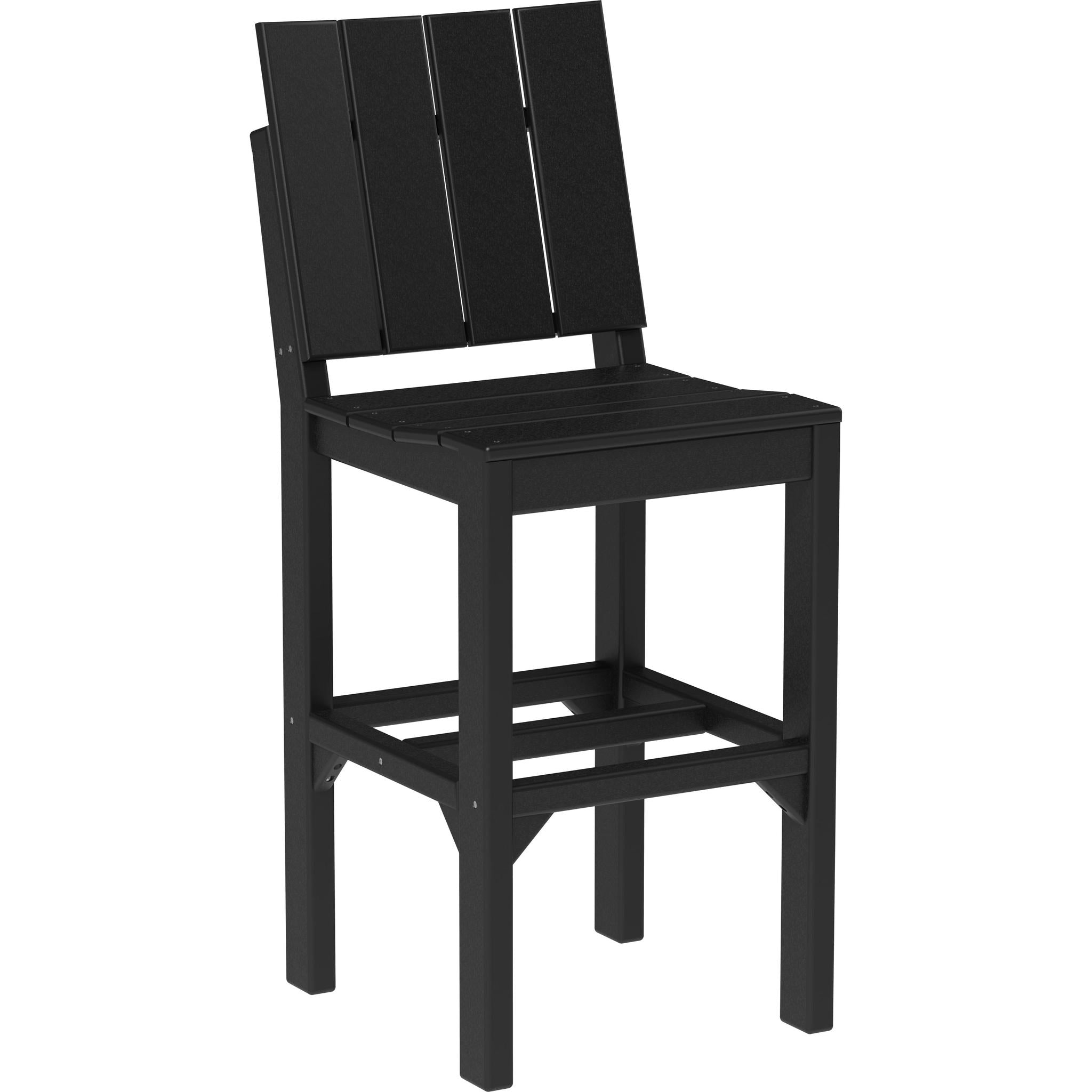 Urban Side Chair-Outdoor Chairs-Black-Bar Height-The Amish House