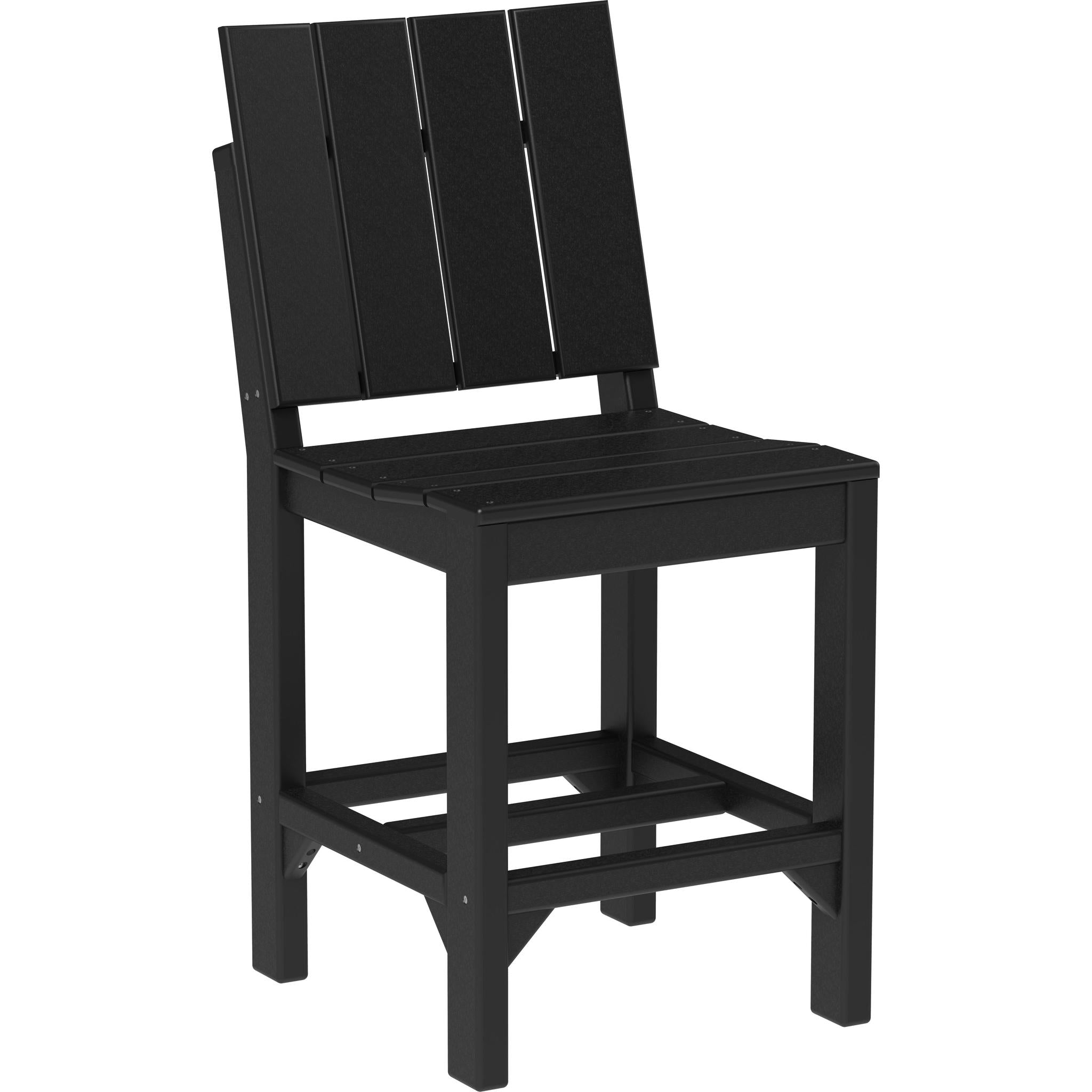 Urban Side Chair-Outdoor Chairs-Black-Counter Height-The Amish House