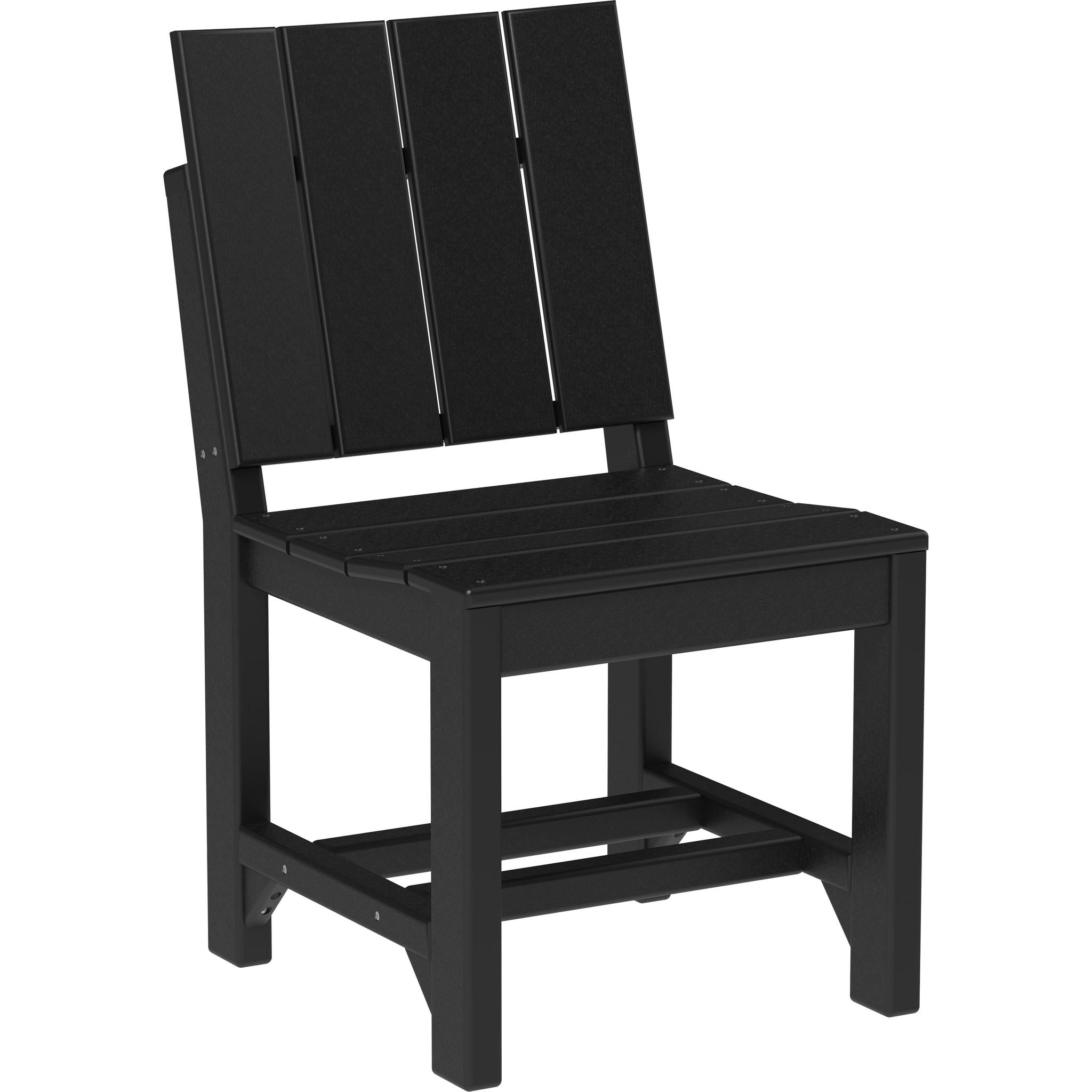Urban Side Chair-Outdoor Chairs-Black-Dining Height-The Amish House