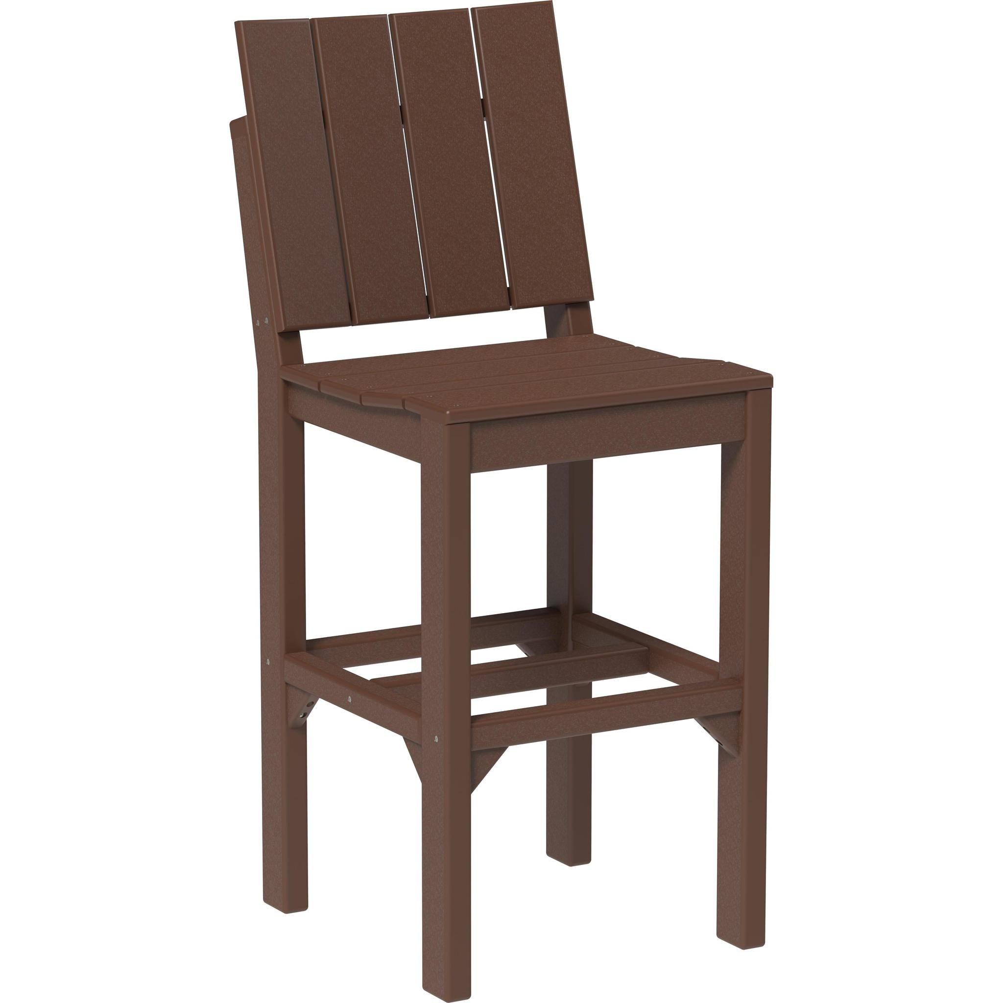 Urban Side Chair-Outdoor Chairs-Chestnut Brown-Bar Height-The Amish House