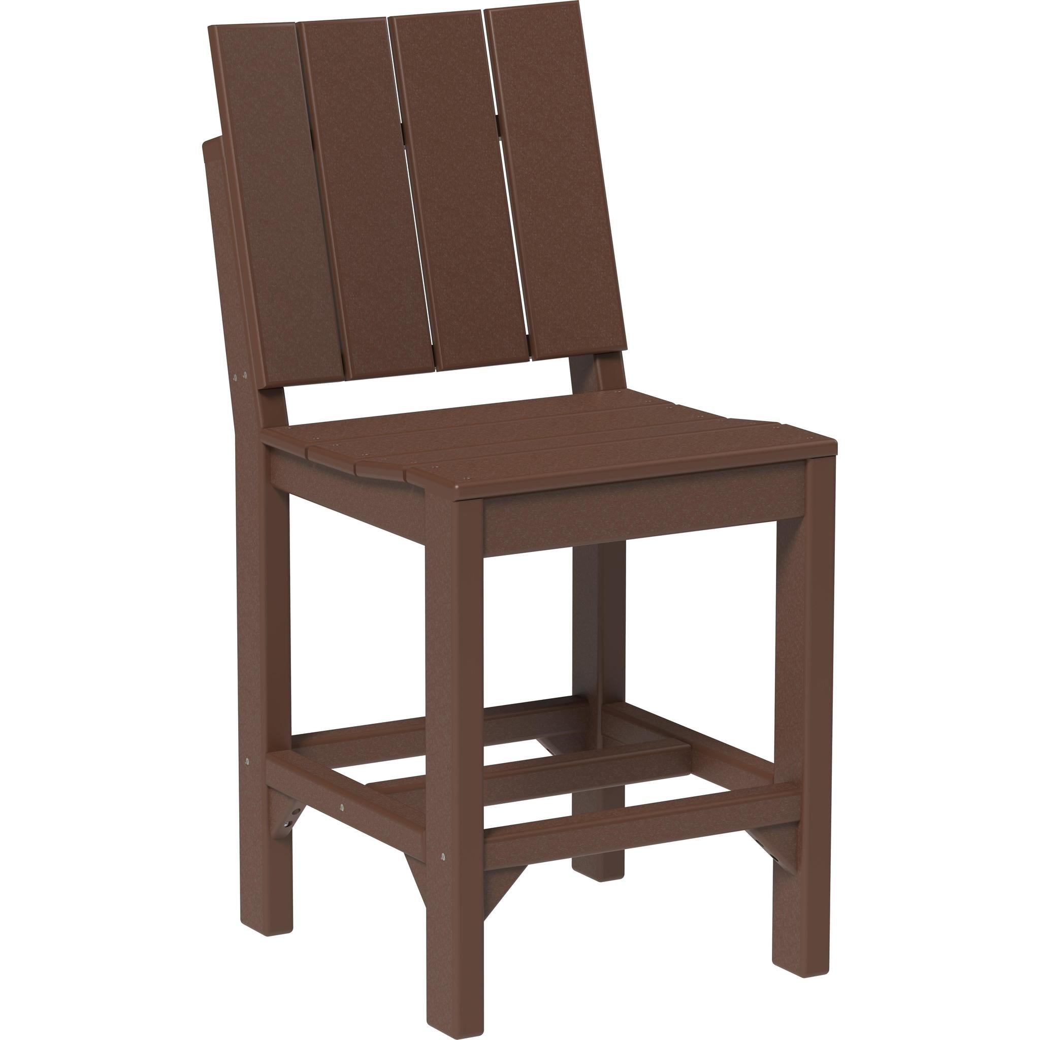 Urban Side Chair-Outdoor Chairs-Chestnut Brown-Counter Height-The Amish House