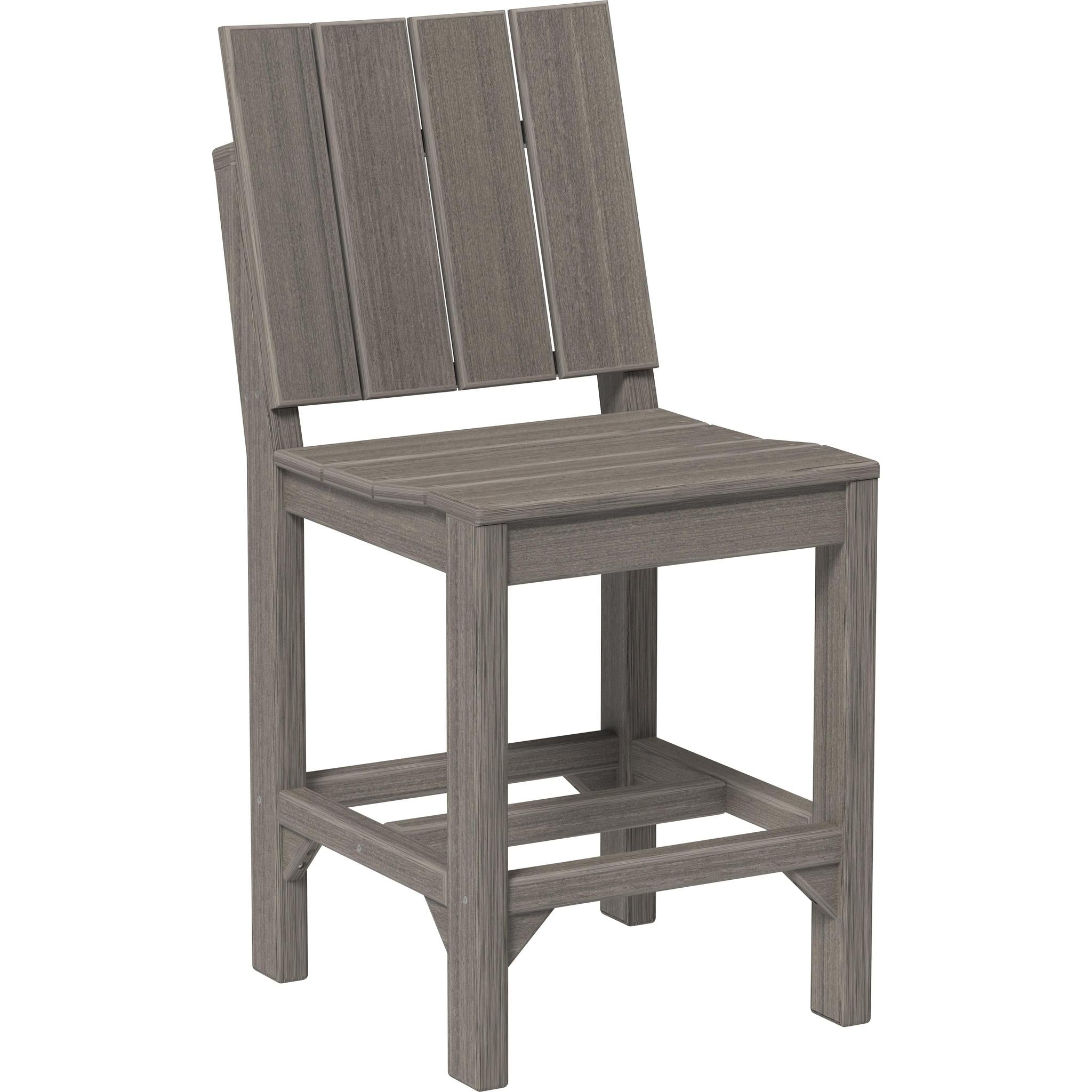 Urban Side Chair-Outdoor Chairs-Coastal Gray-Counter Height-The Amish House