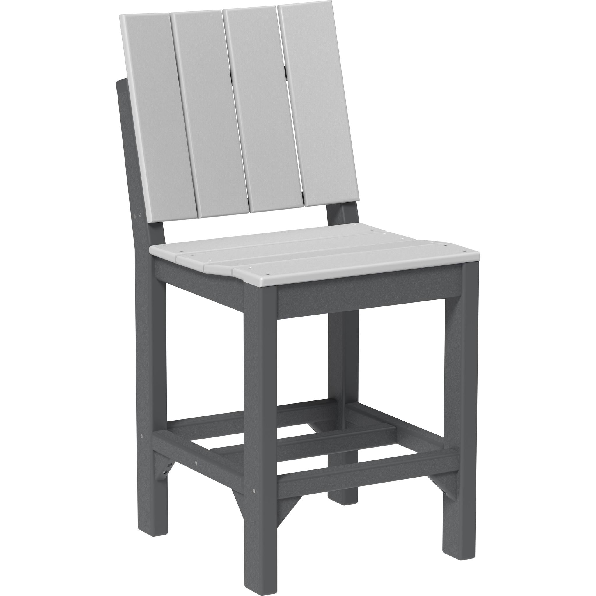 Urban Side Chair-Outdoor Chairs-Dove Gray & Slate-Counter Height-The Amish House