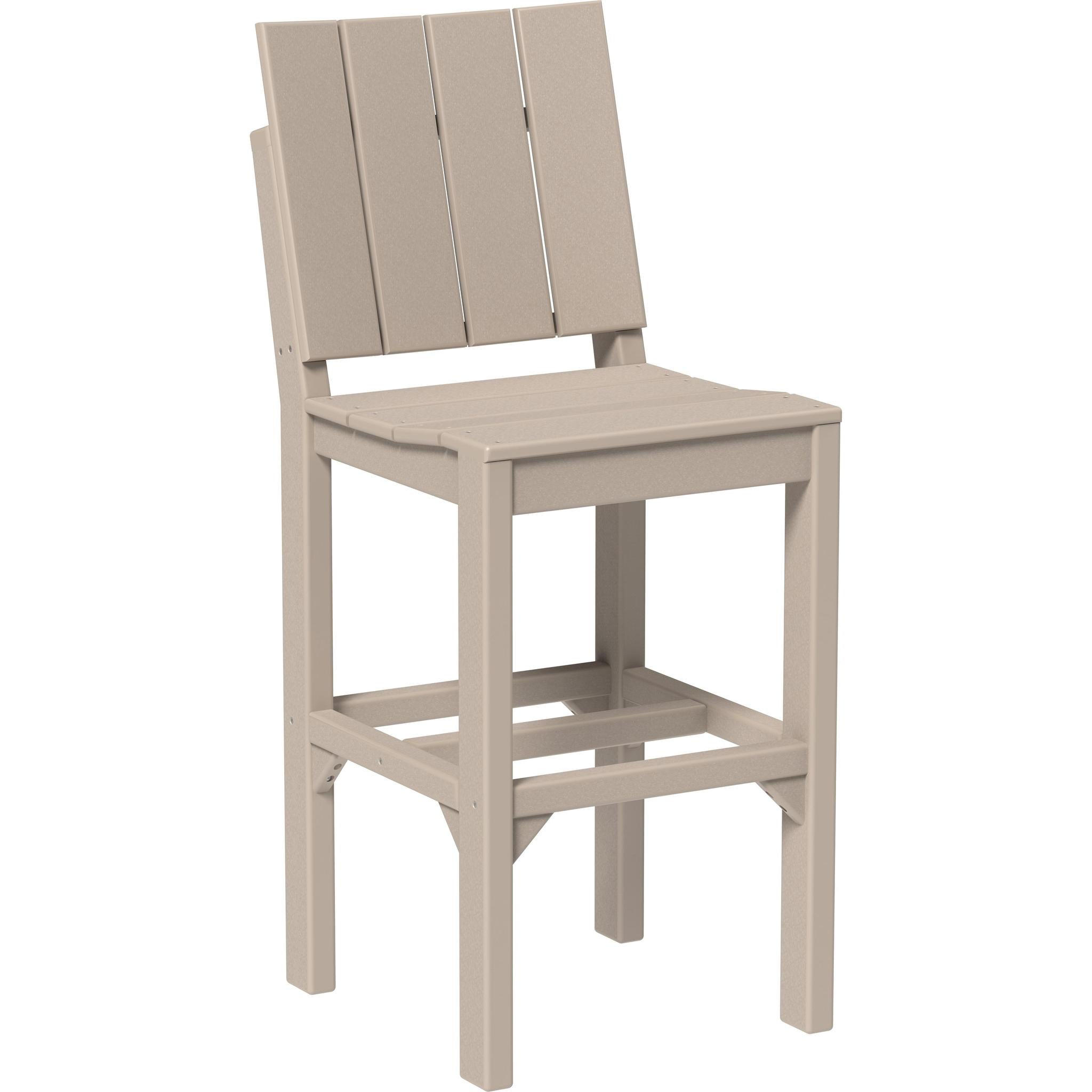 Urban Side Chair-Outdoor Chairs-Weatherwood-Bar Height-The Amish House