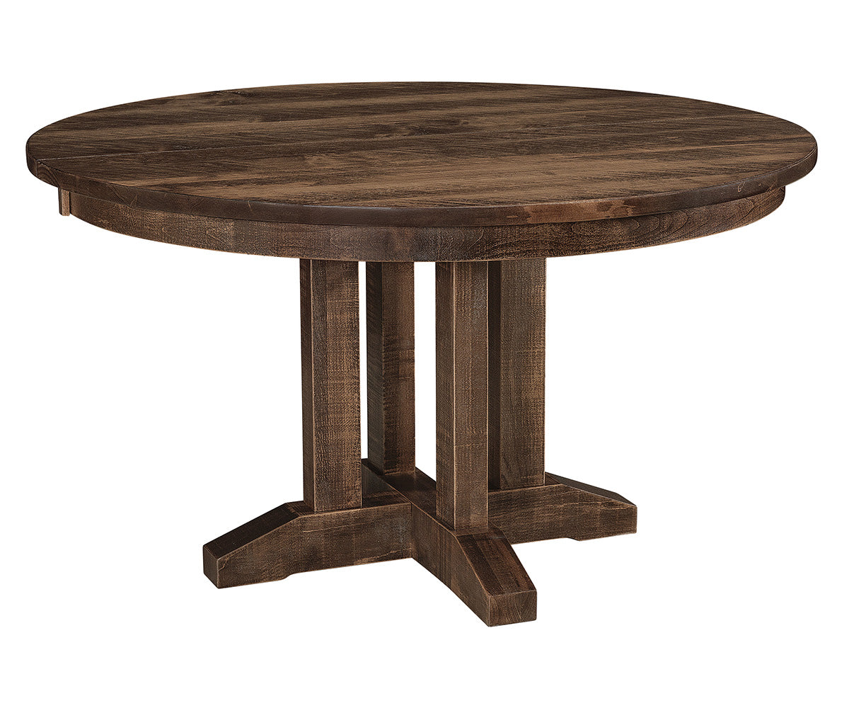 Amish Amarillo Single Pedestal Table-Dining Table-The Amish House