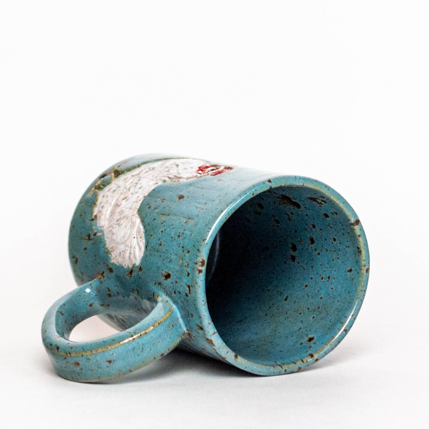 White Chicken Handmade Mug