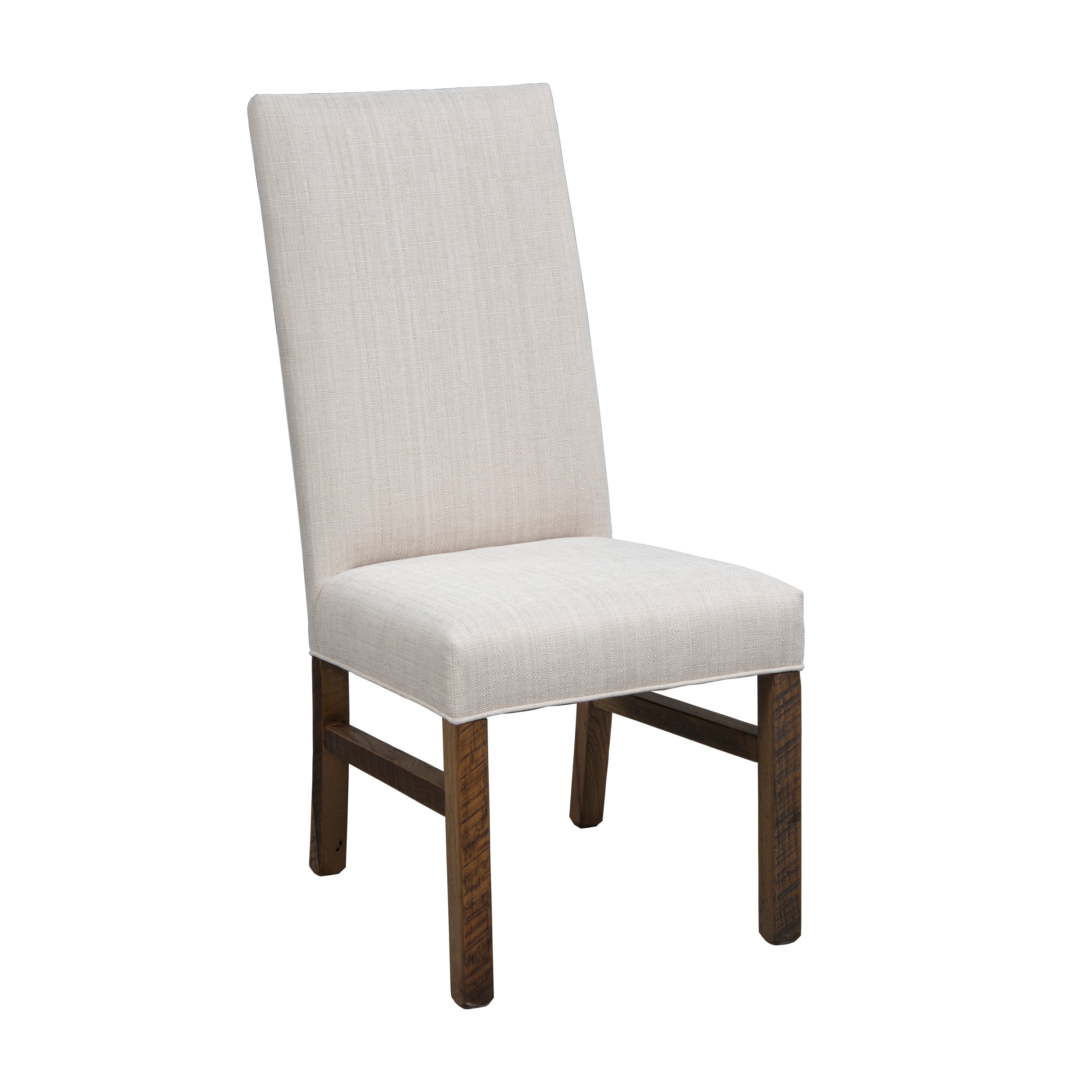 Amish Windsor Reclaimed Barnwood & Fabric Chair