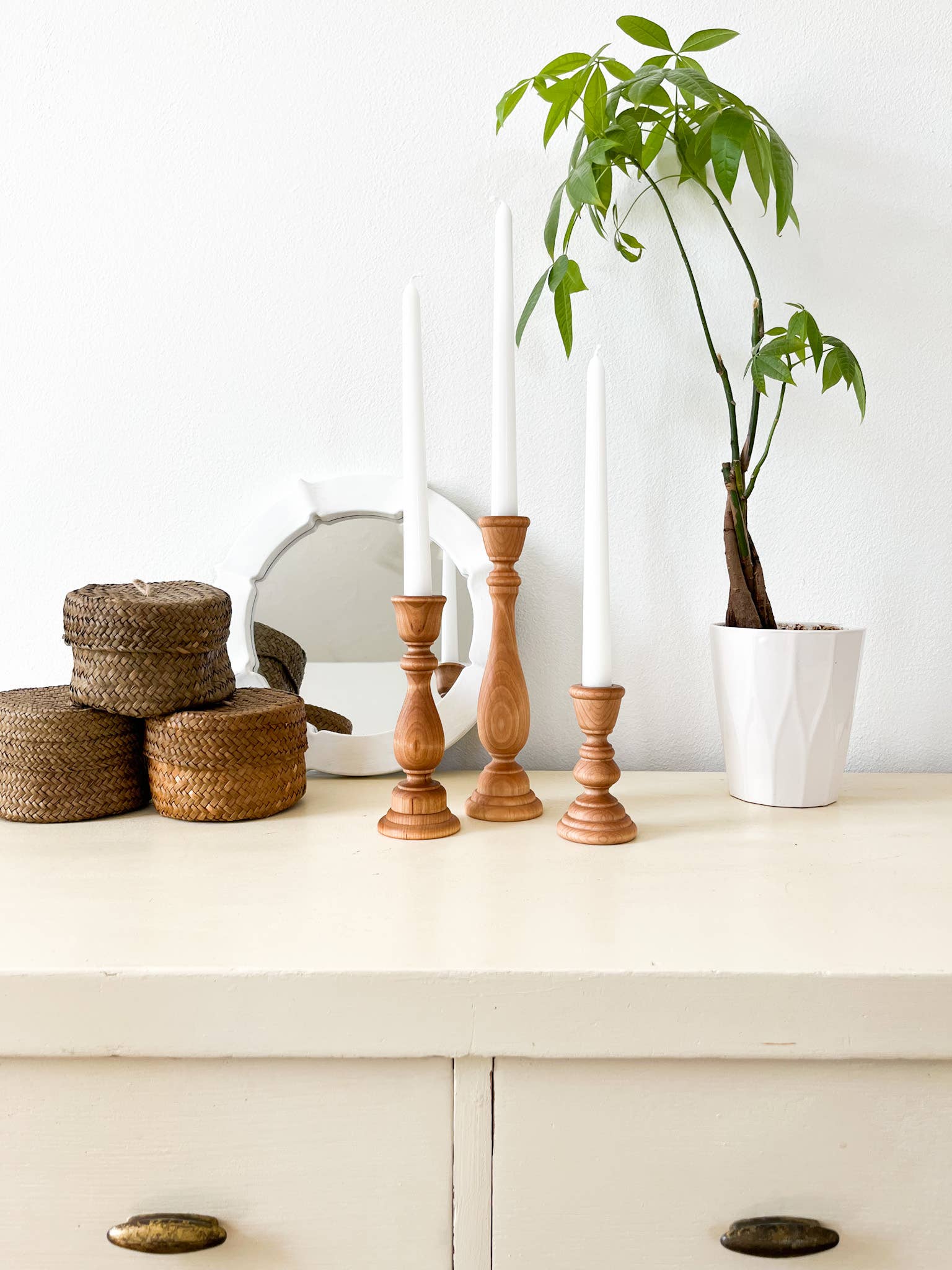 Wooden Candle Sticks