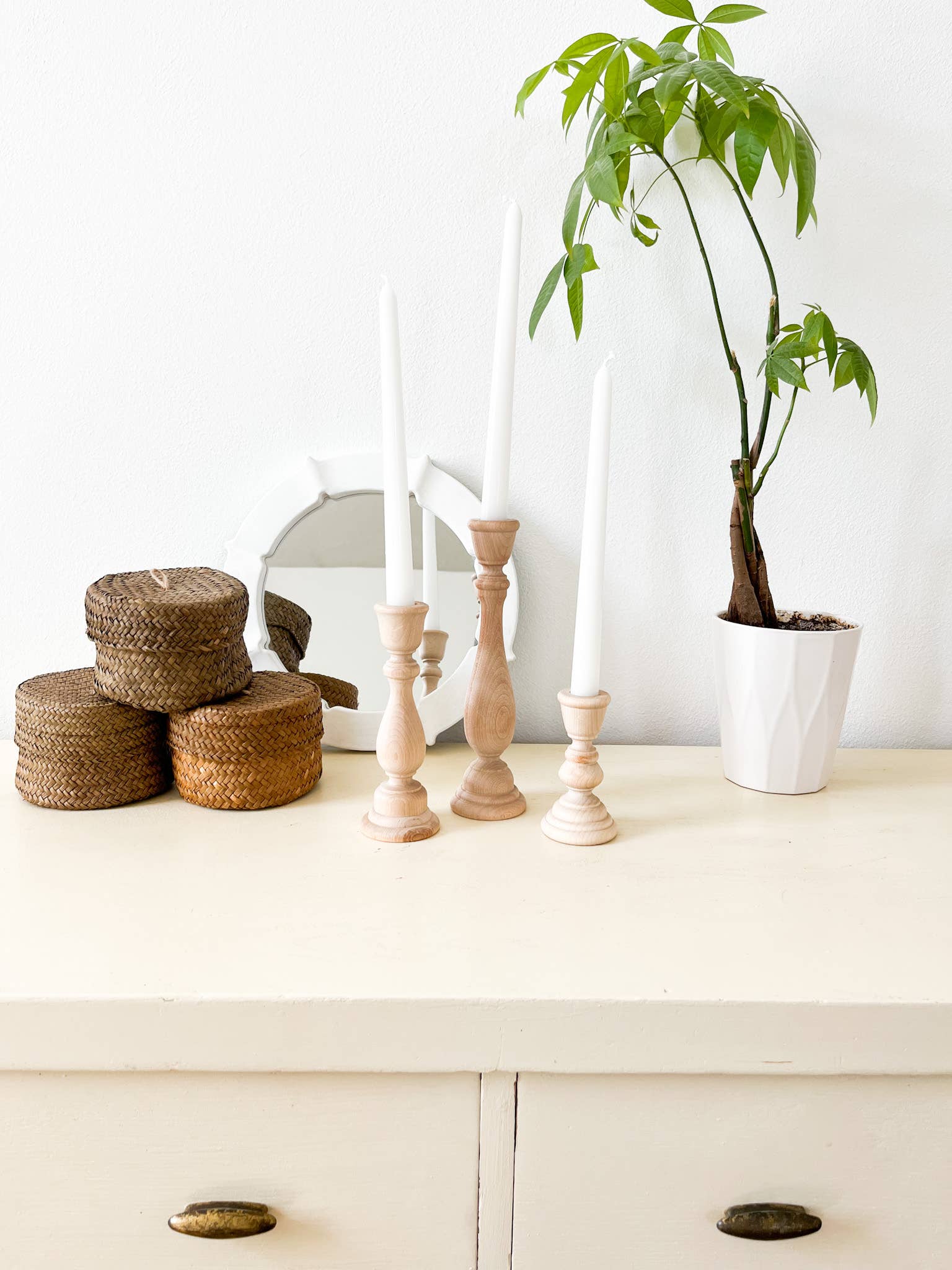 Wooden Candle Sticks