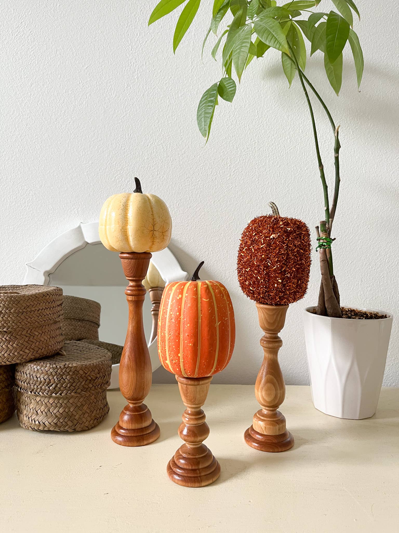 Wooden Candle Sticks