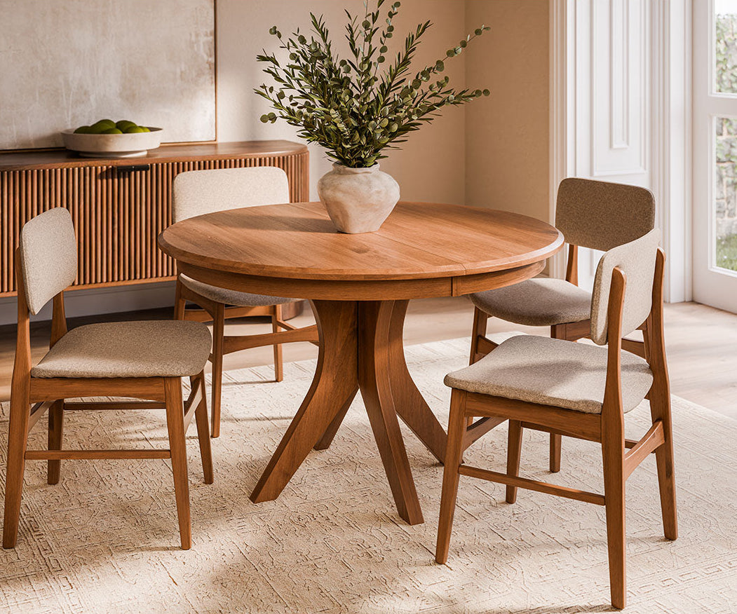 Amish Huntley Pedestal-Dining Table-The Amish House