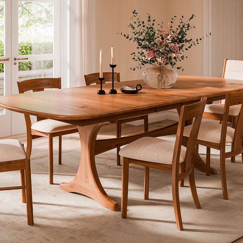Amish Kirkland Trestle Table-Dining Table-The Amish House