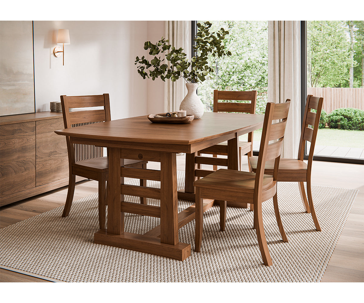 Amish Sunset Hills Trestle Table