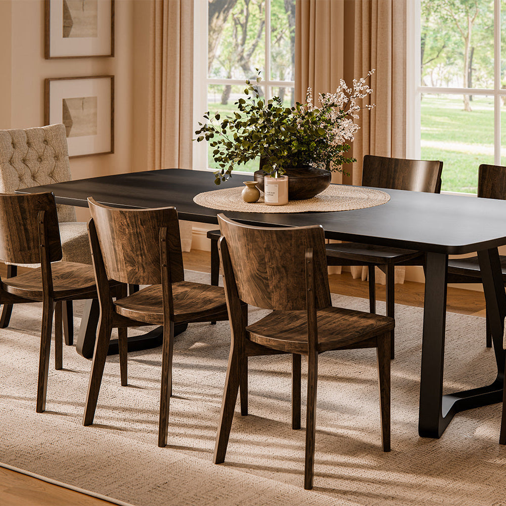 Amish Vandalia Trestle Table-Dining Table-The Amish House