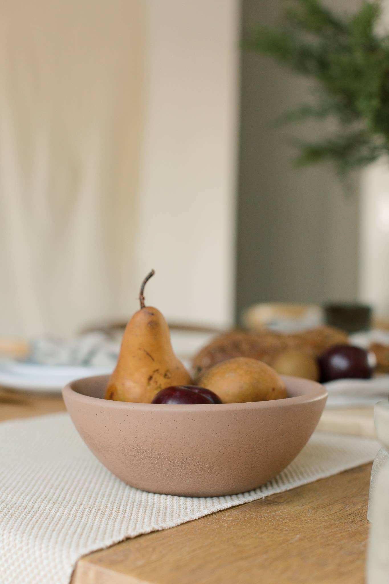 Hand Crafted Textured Concrete Decorative Bowl