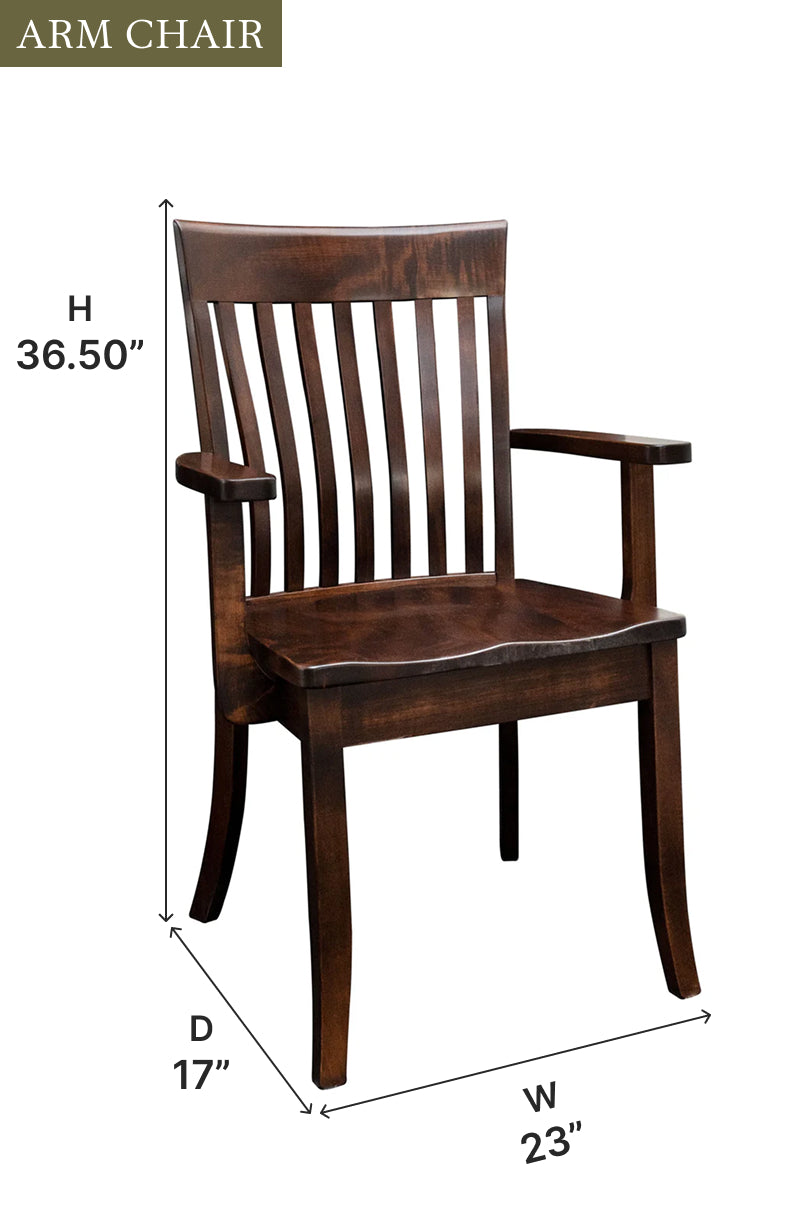 Amish Aberdeen Dining Chair - Thumbnail 4