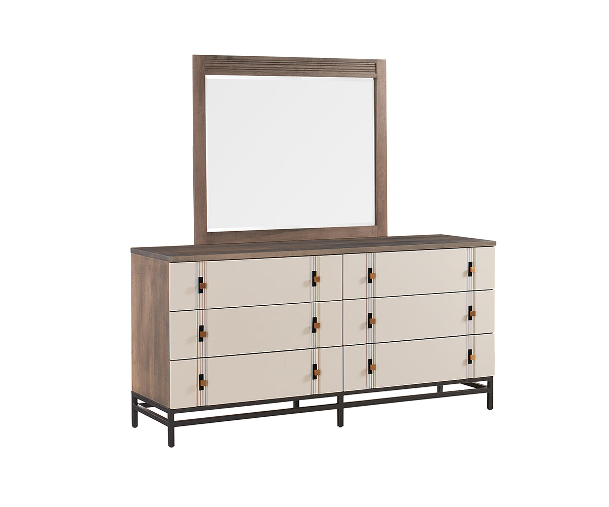 Amish Abshire Deluxe Six Drawer Dresser