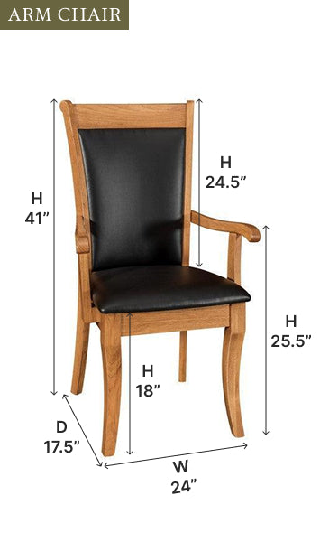 Amish Acadia Dining Chair - Thumbnail 4