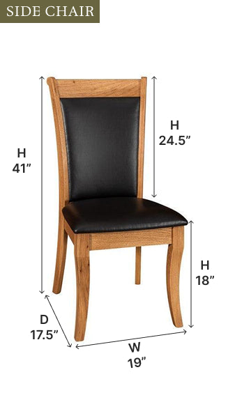 Amish Acadia Dining Chair - Thumbnail 3